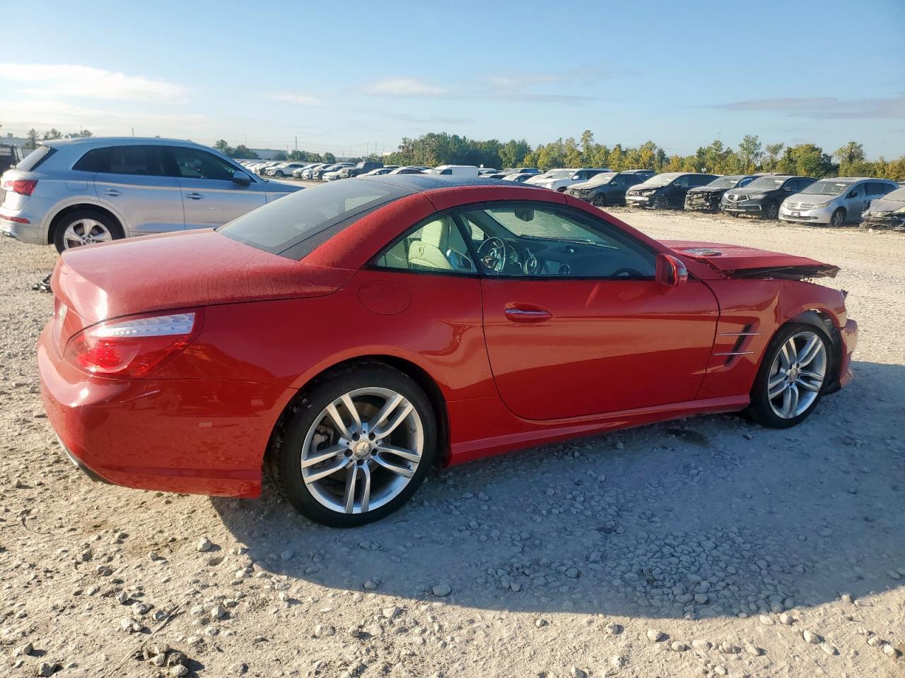 2014 Mercedes-benz Sl 550 Красный vin: WDDJK7DA8EF029377