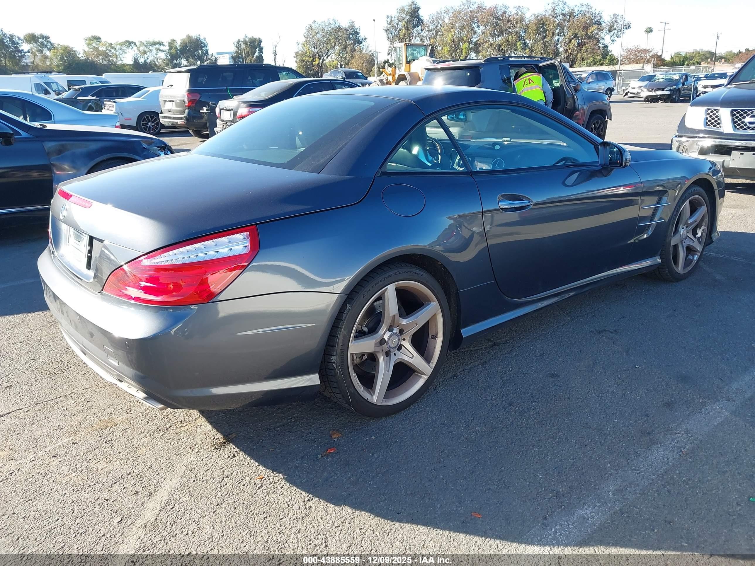 2015 Mercedes-benz Sl 550   Gray vin: WDDJK7DA9FF030023
