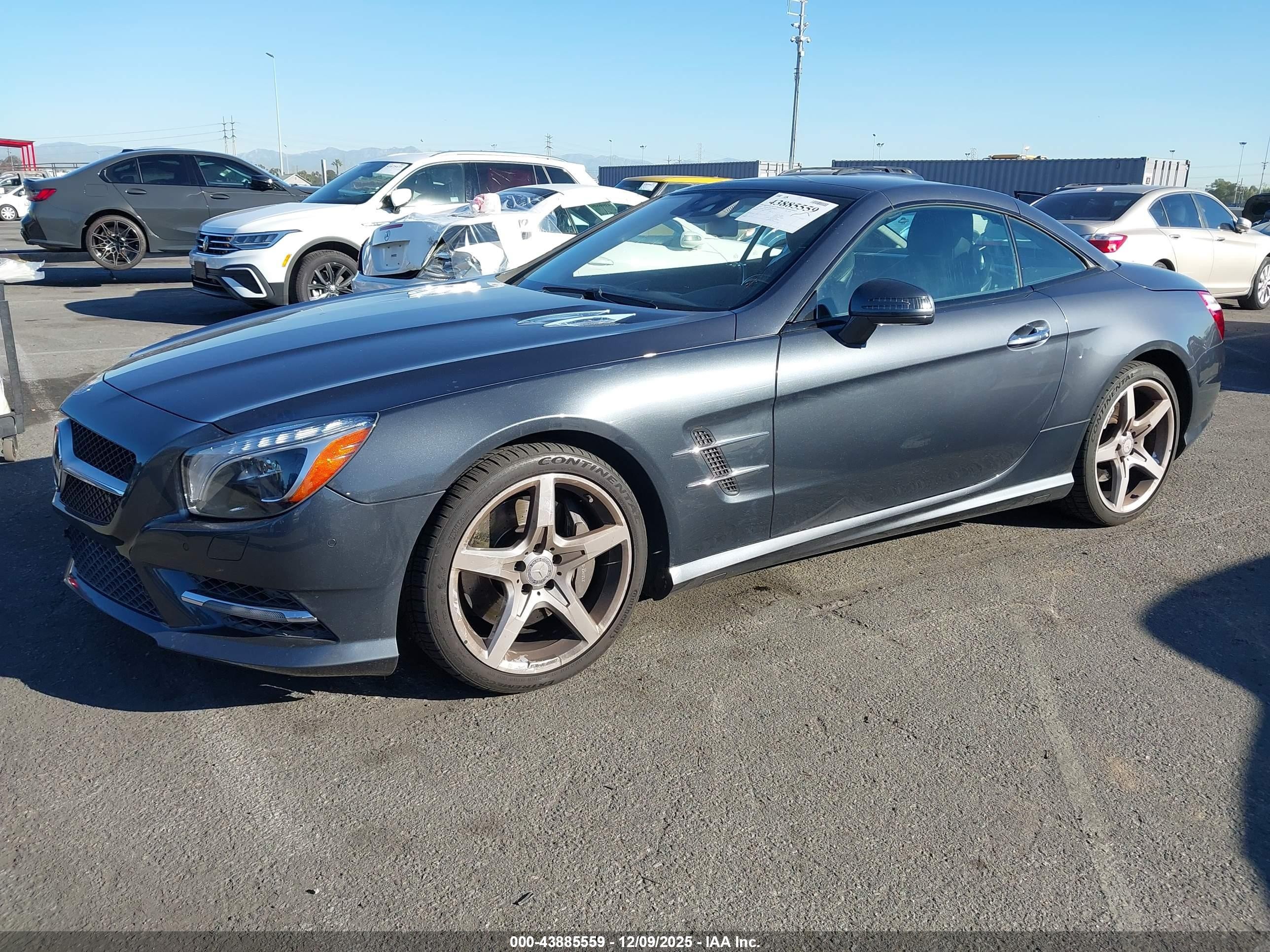 2015 Mercedes-benz Sl 550   Gray vin: WDDJK7DA9FF030023
