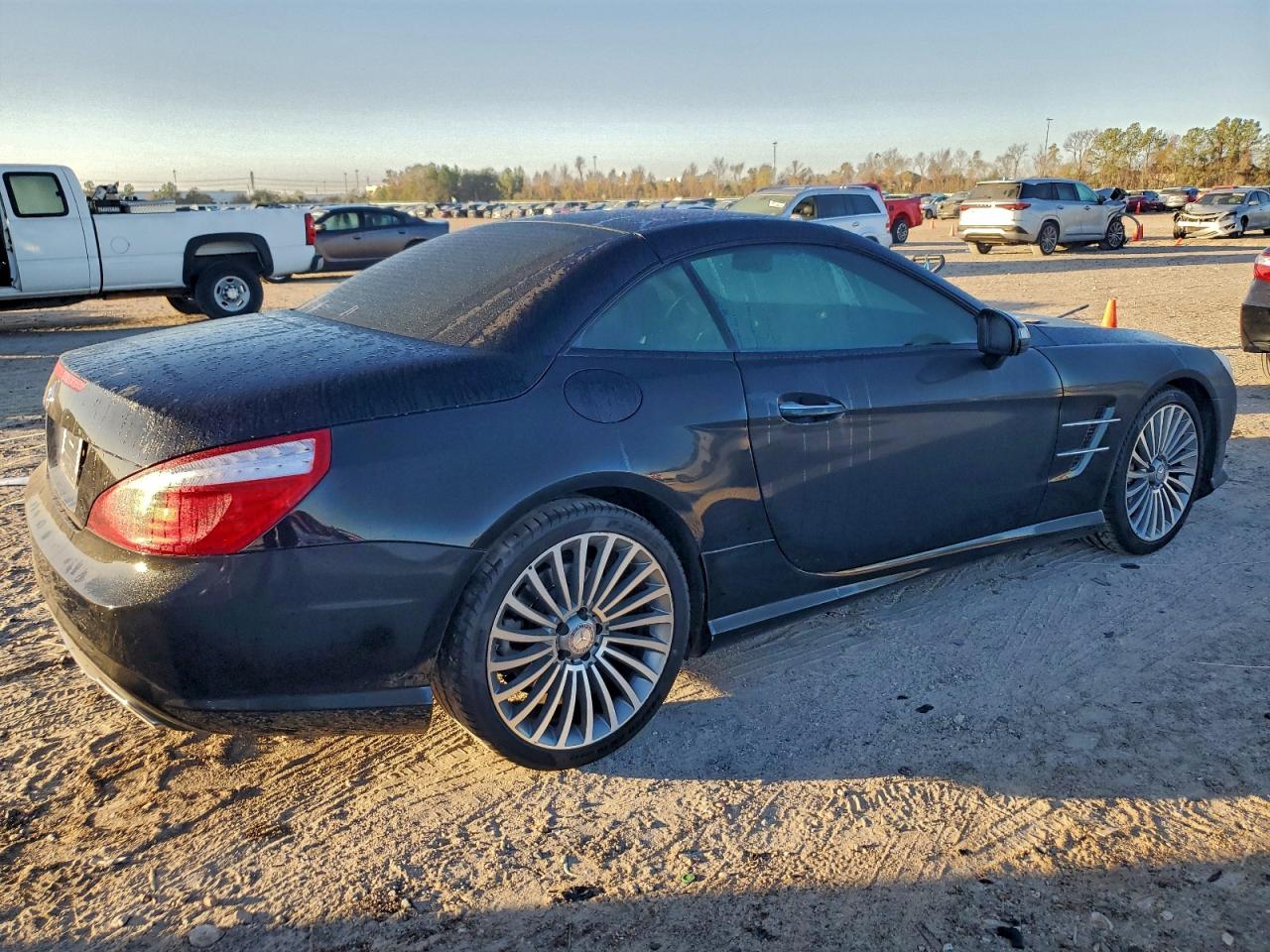 2014 Mercedes-benz Sl 550 Black vin: WDDJK7DAXEF025976