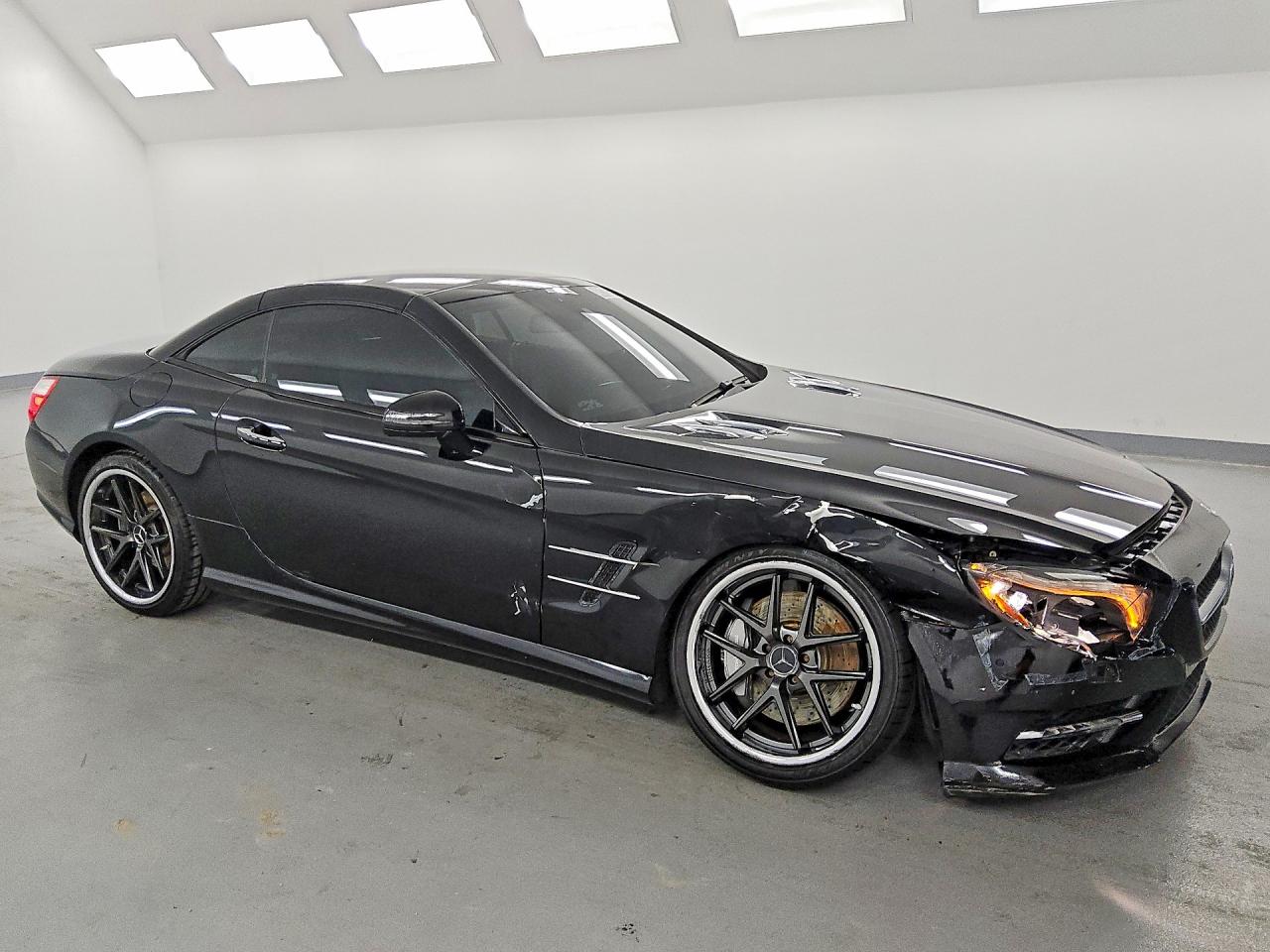 2014 Mercedes-benz Sl 550 Black vin: WDDJK7DAXEF026030