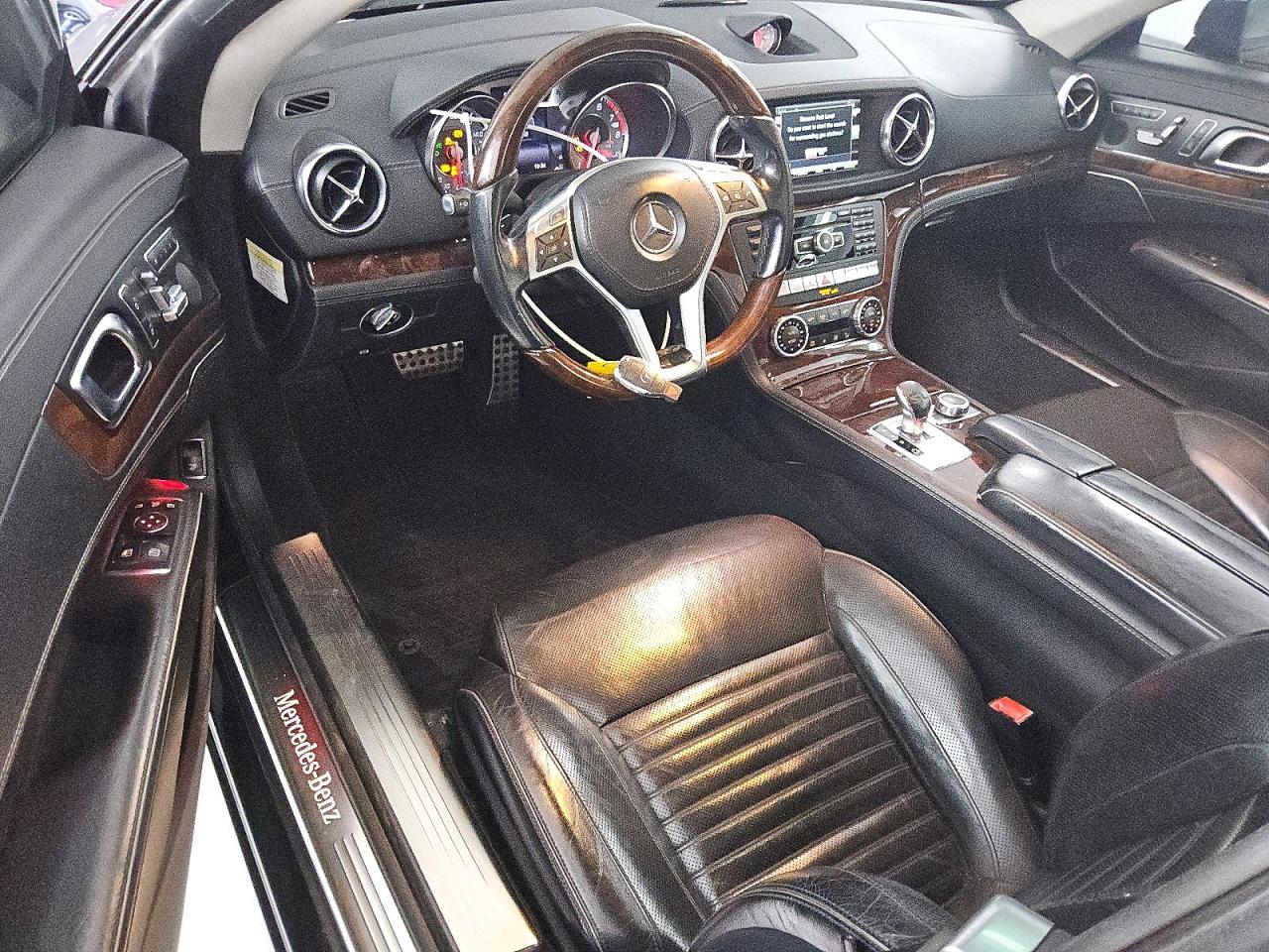 2014 Mercedes-benz Sl 550 Black vin: WDDJK7DAXEF026030