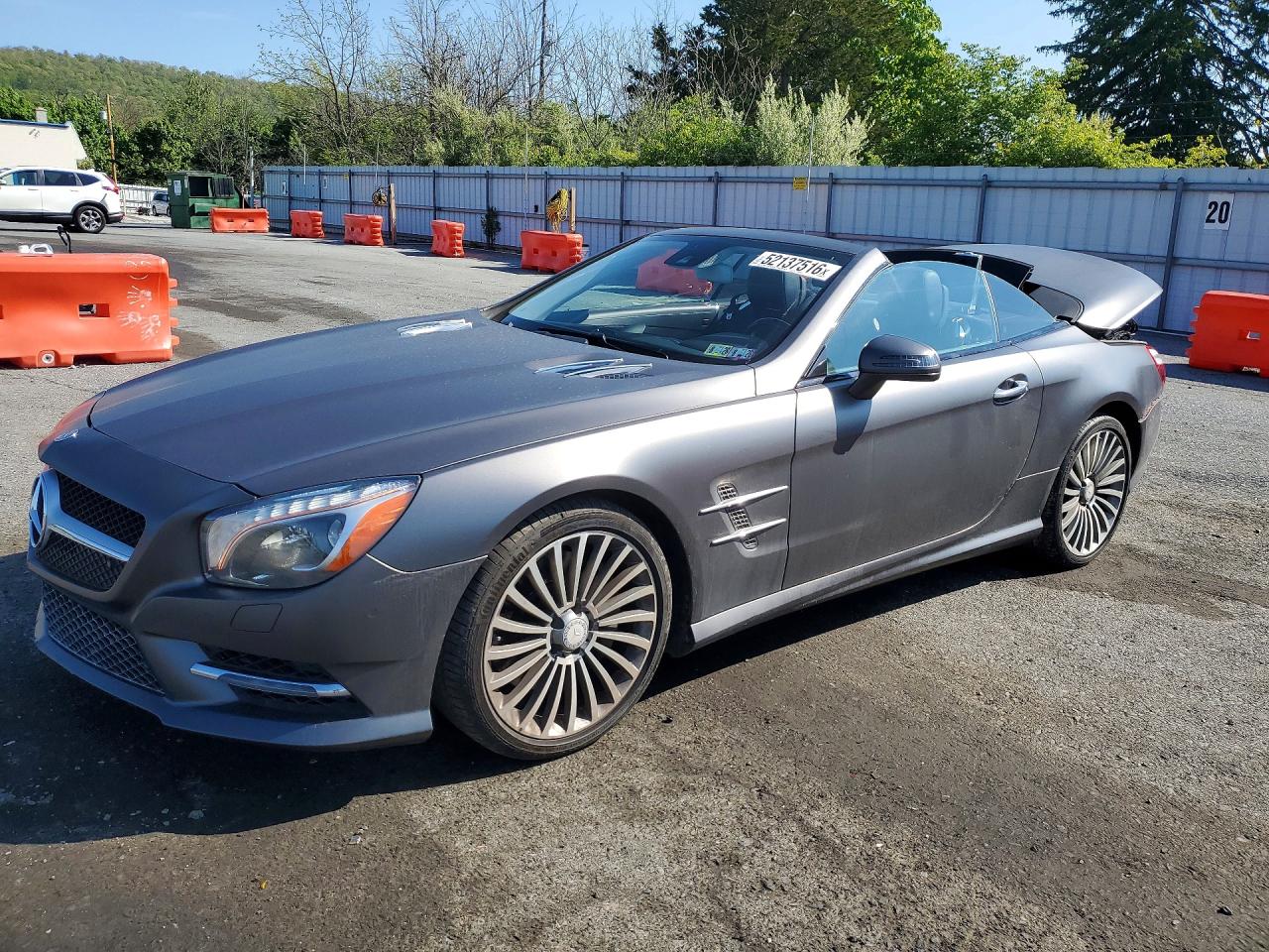 2014 Mercedes-benz Sl 550 Серый vin: WDDJK7DAXEF026349