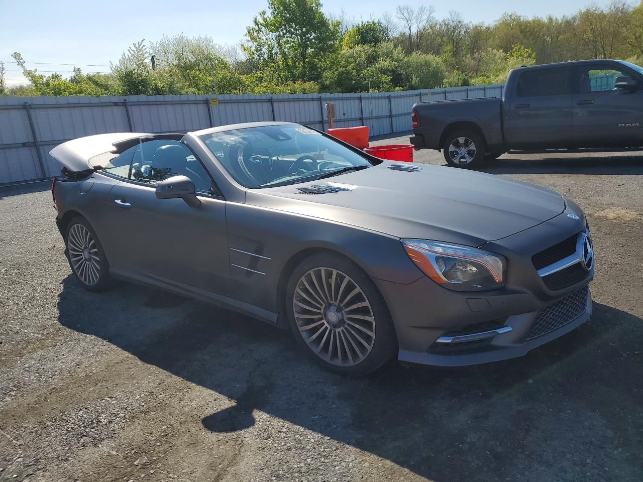 2014 Mercedes-benz Sl 550 Серый vin: WDDJK7DAXEF026349