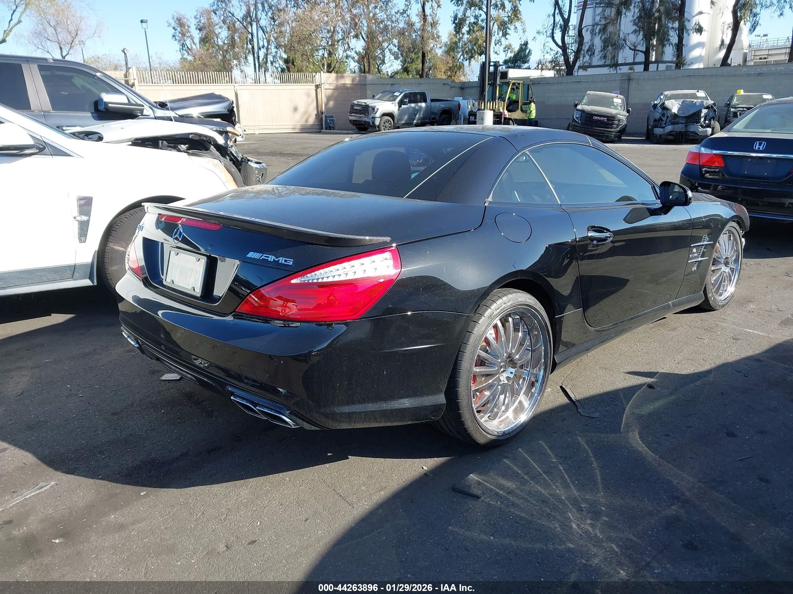 2013 Mercedes-benz Sl 63 Amg   Black vin: WDDJK7EA2DF005914