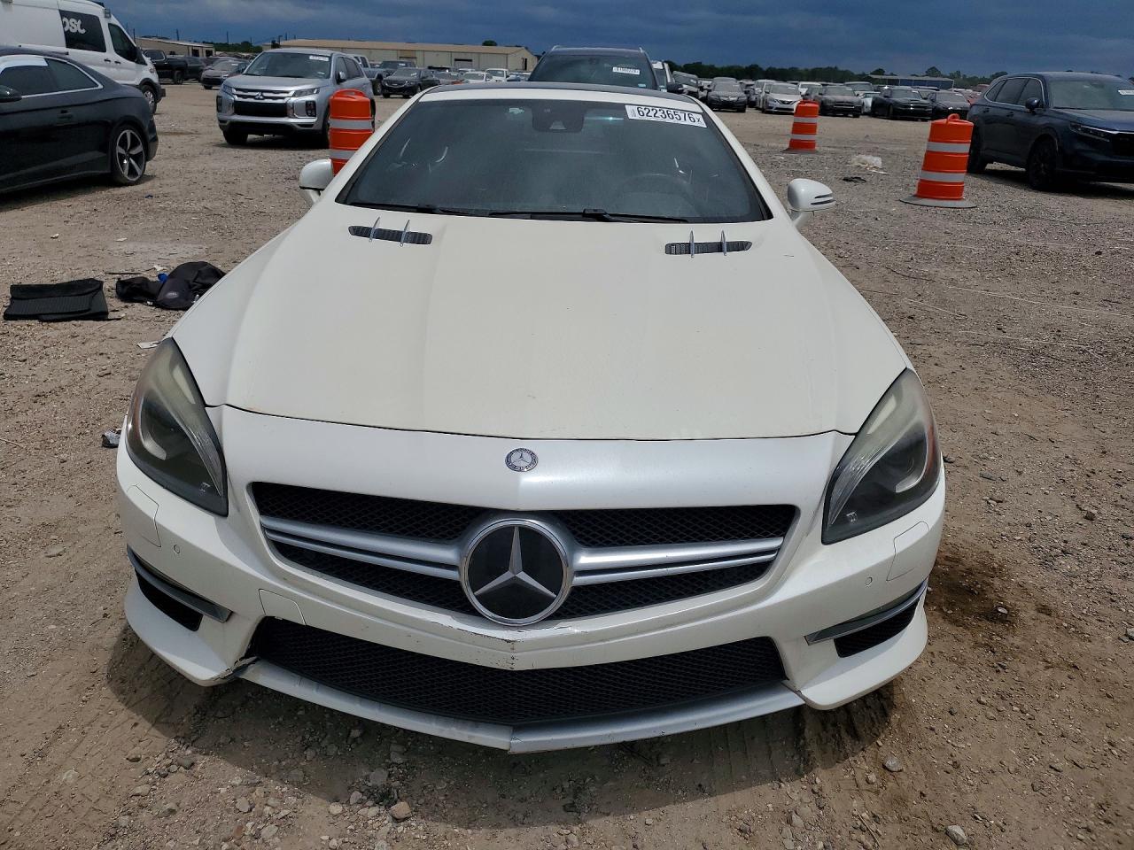 2013 Mercedes-benz Sl-class Sl63 Amg White vin: WDDJK7EA5DF010251