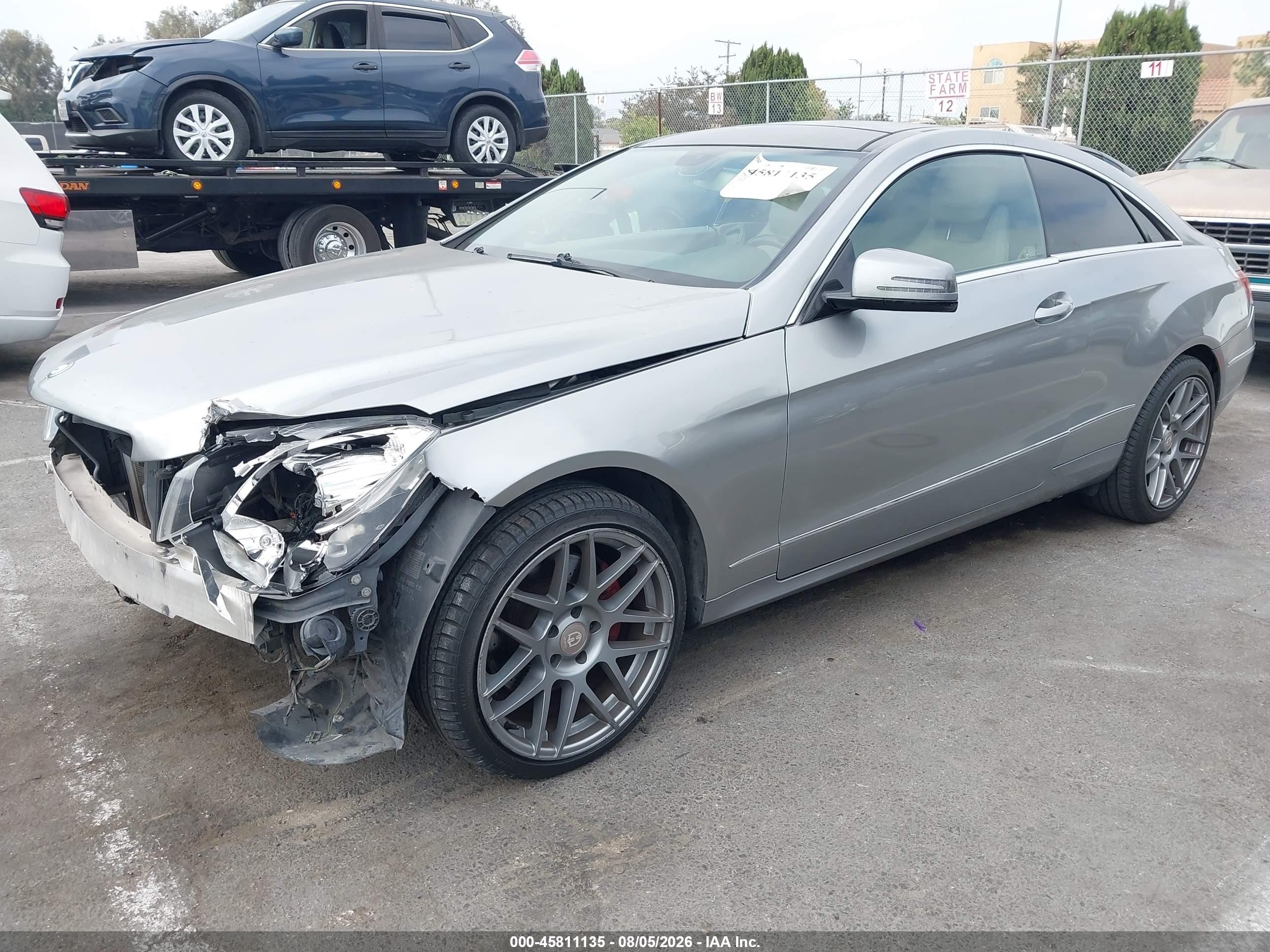 2010 Mercedes-benz E 350   Silver vin: WDDKJ5GB2AF037419