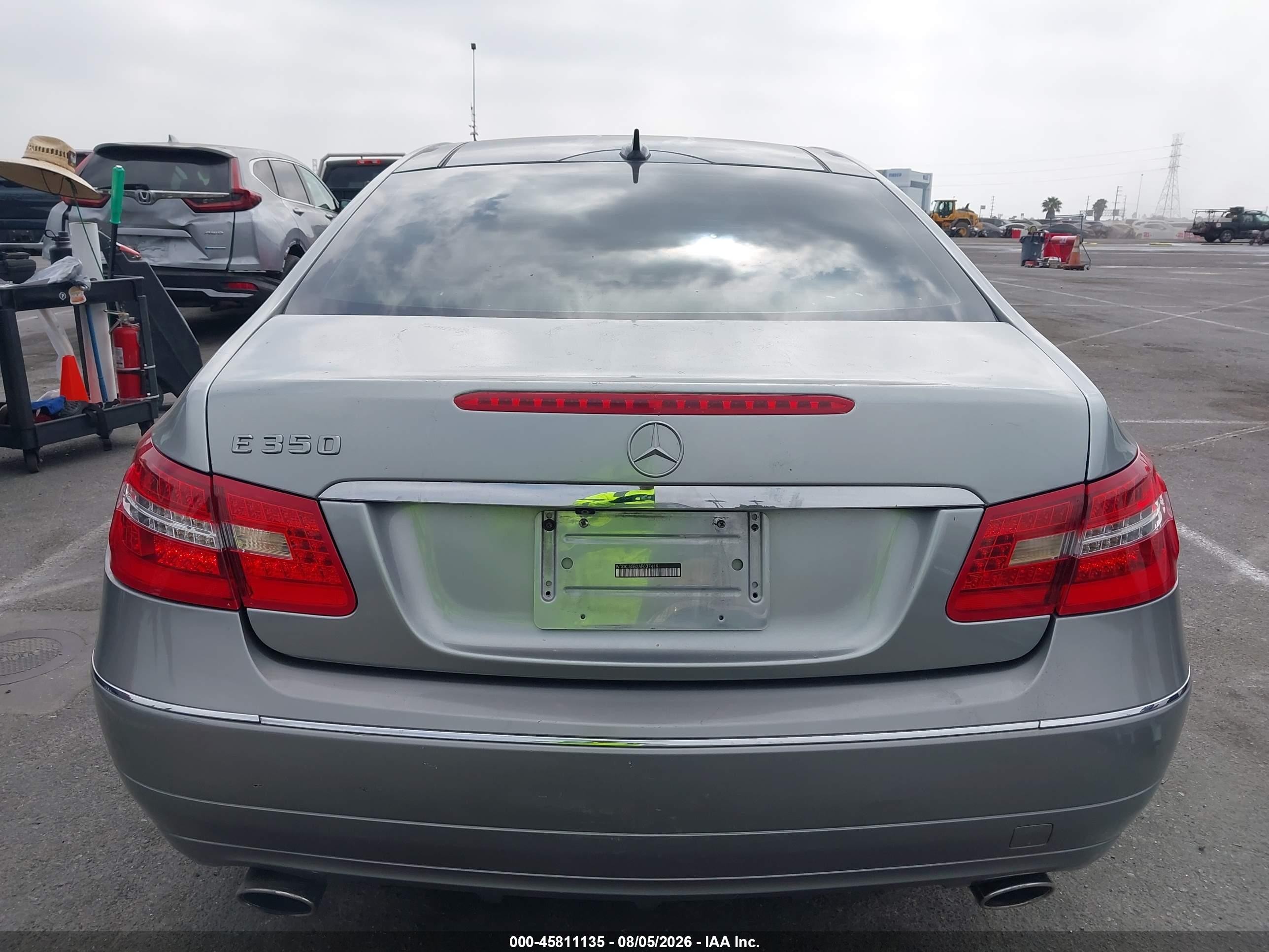 2010 Mercedes-benz E 350   Silver vin: WDDKJ5GB2AF037419