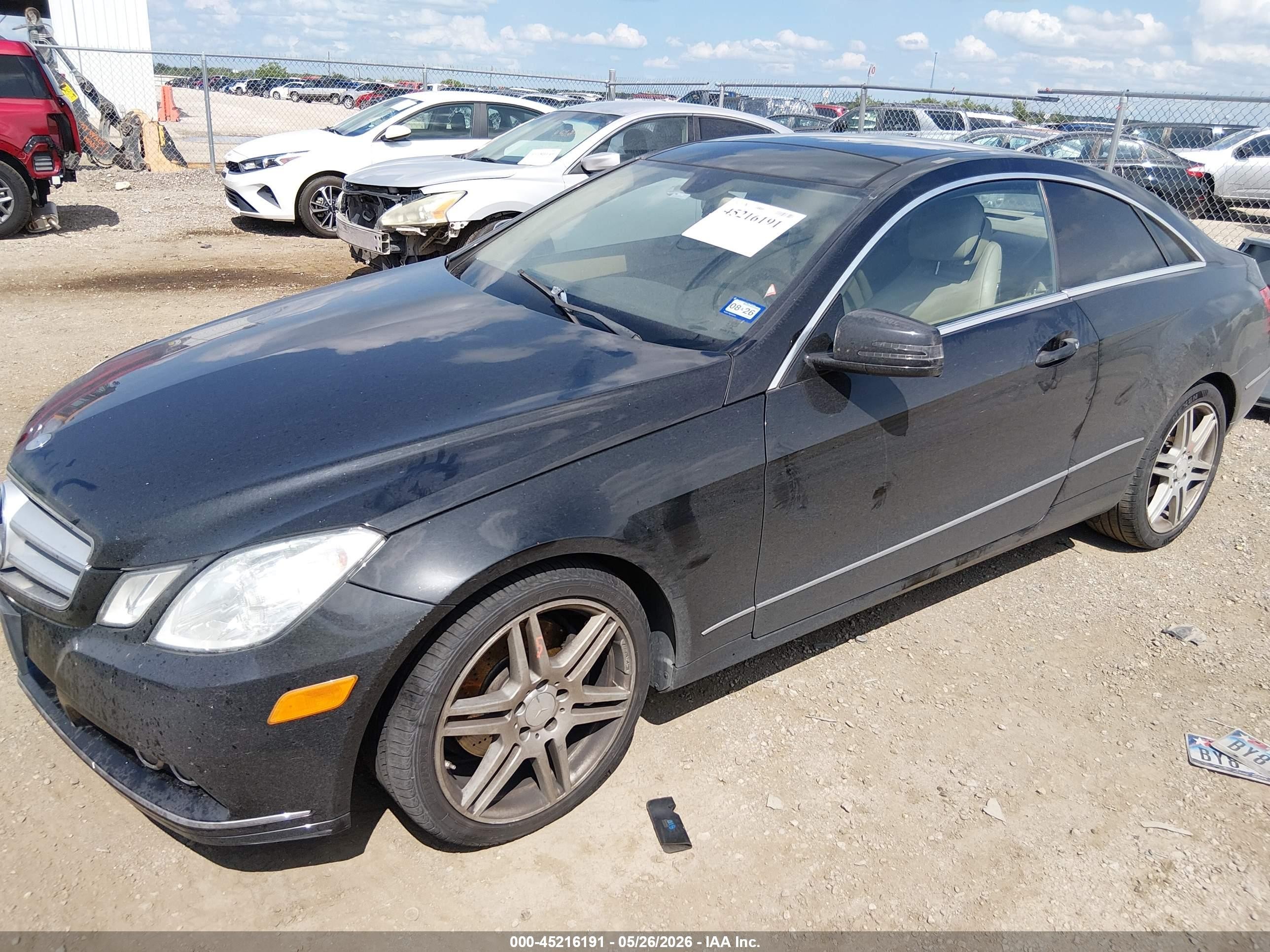 2010 Mercedes-benz E 350   Black vin: WDDKJ5GB9AF045503