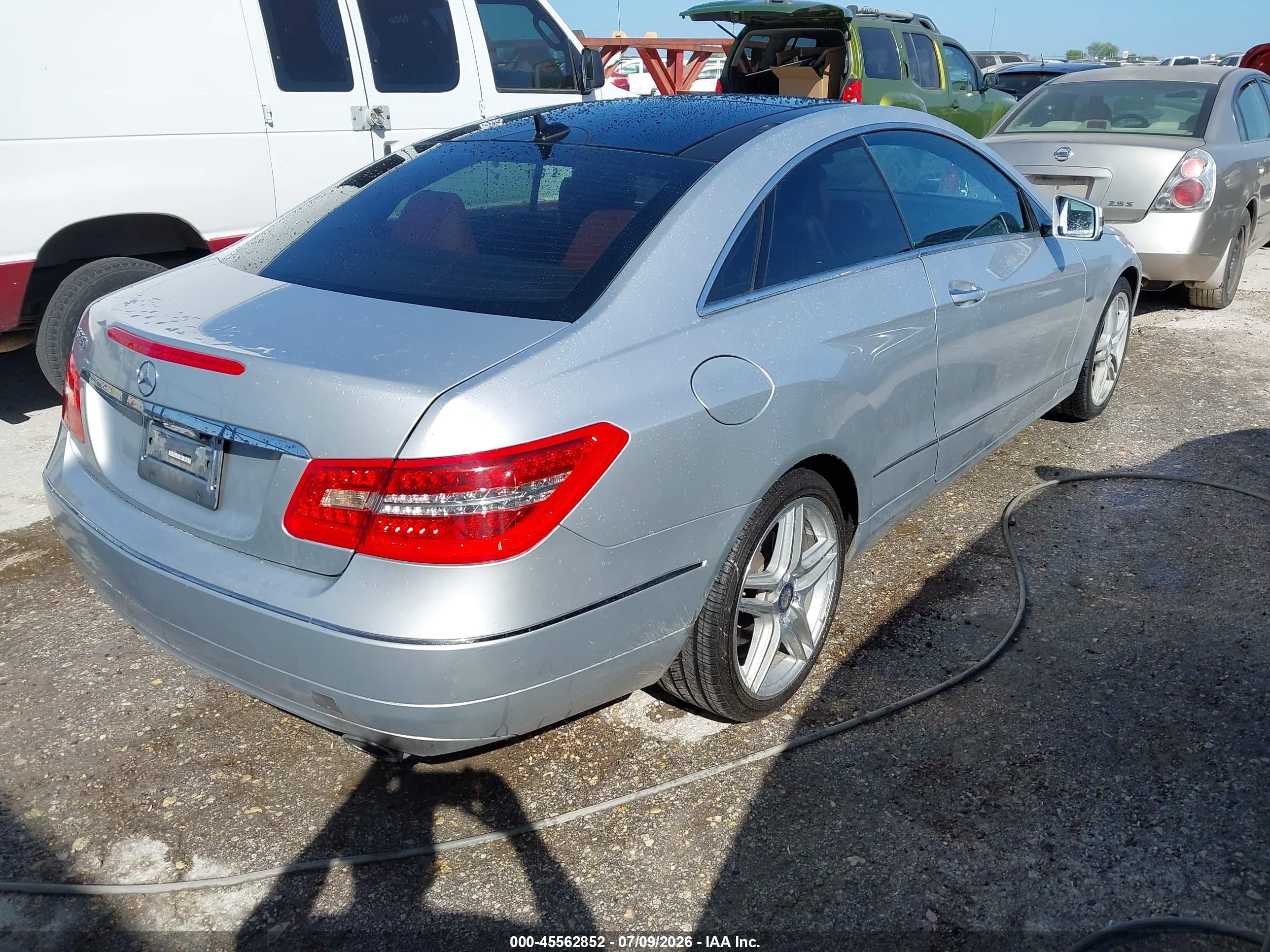 2012 Mercedes-benz E 350   Silver vin: WDDKJ5KB0CF172103