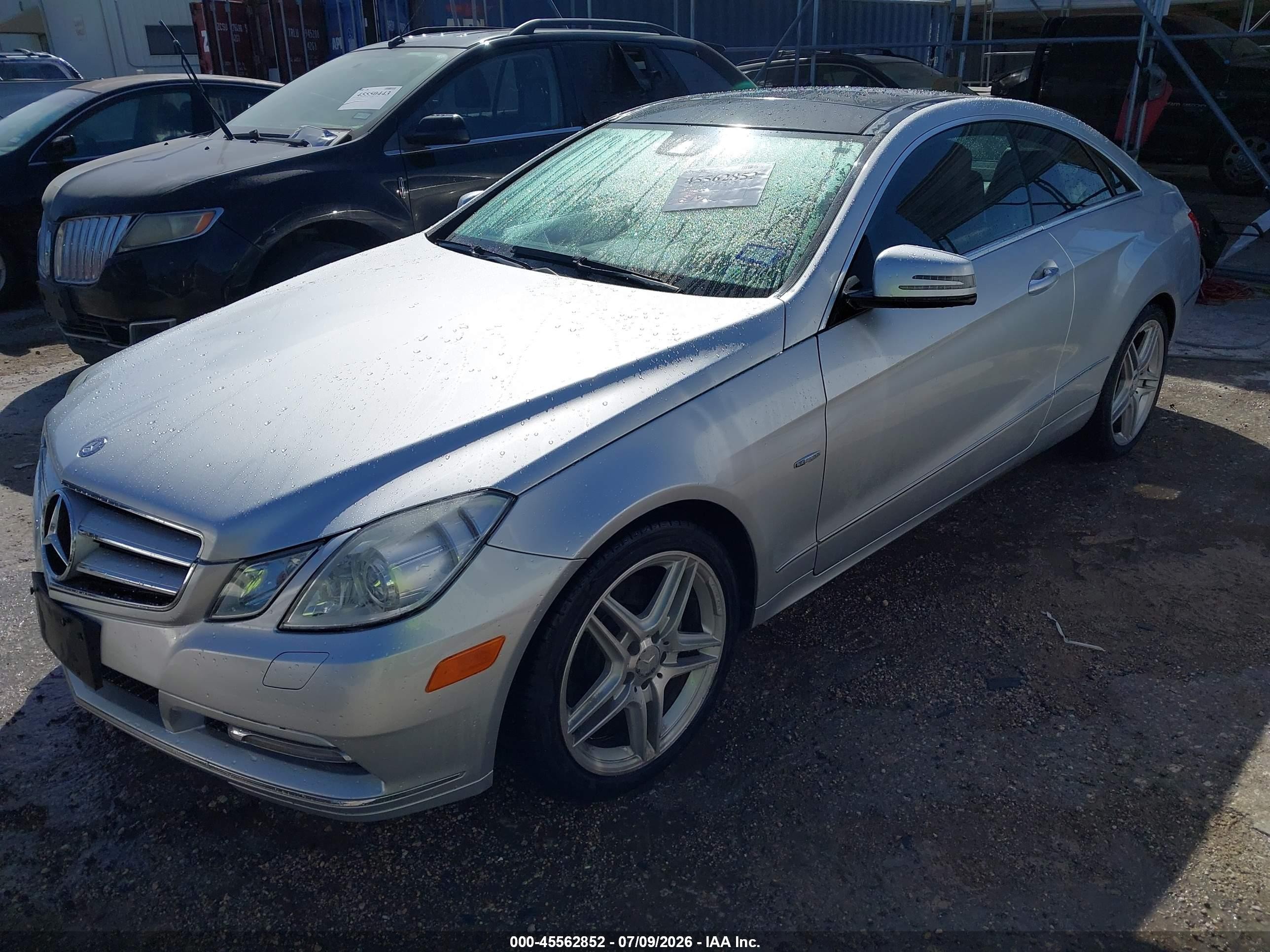 2012 Mercedes-benz E 350   Silver vin: WDDKJ5KB0CF172103