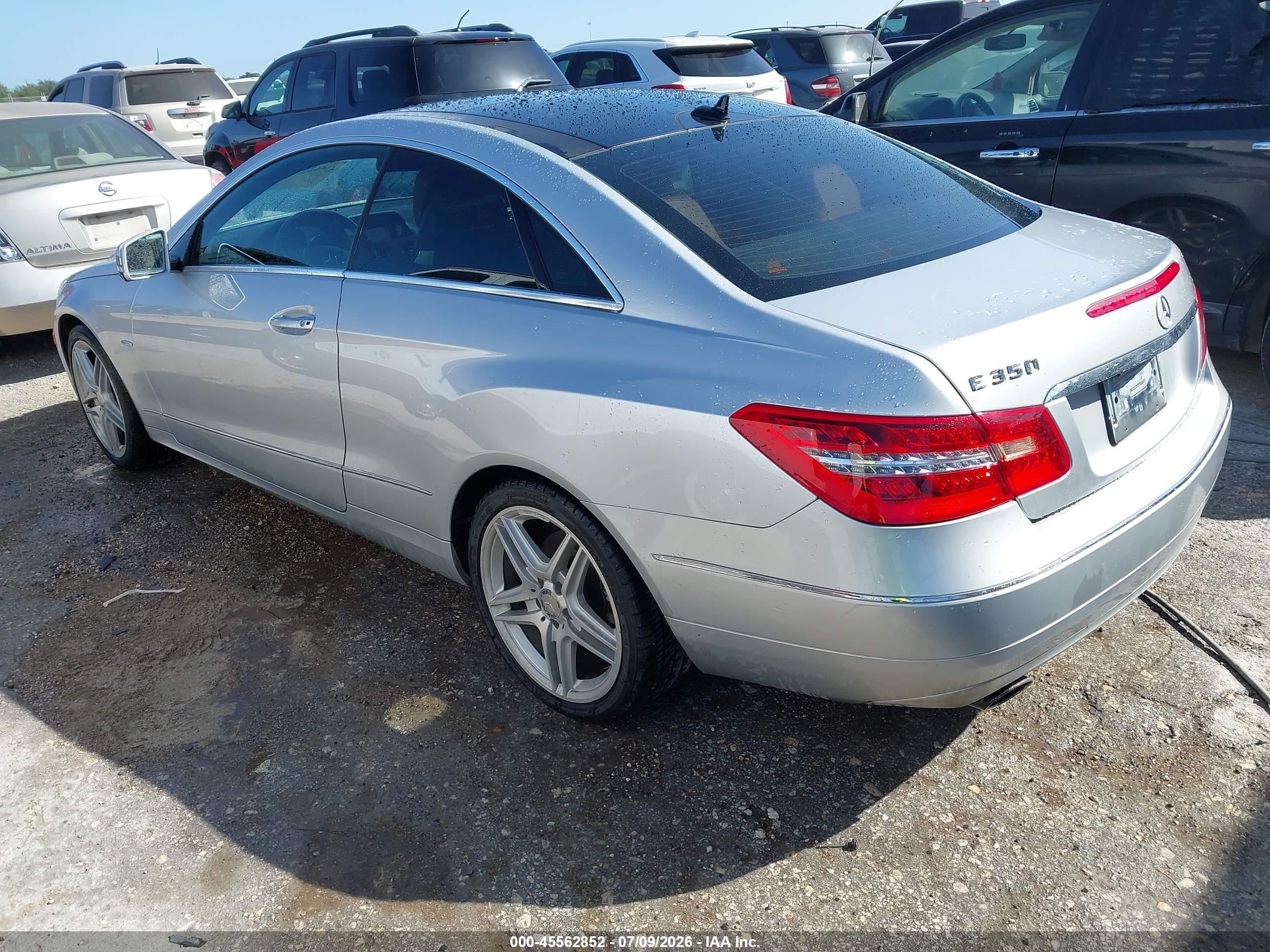 2012 Mercedes-benz E 350   Silver vin: WDDKJ5KB0CF172103