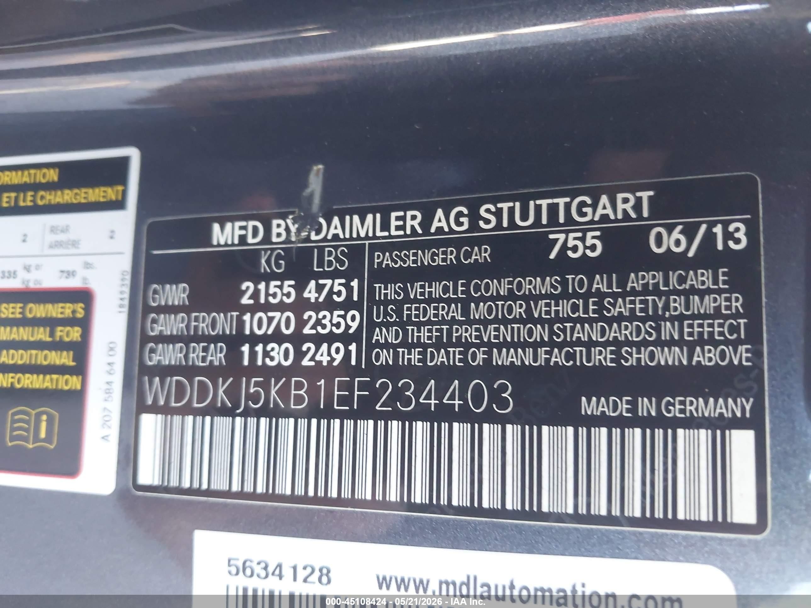 2014 Mercedes-benz E 350   Black vin: WDDKJ5KB1EF234403