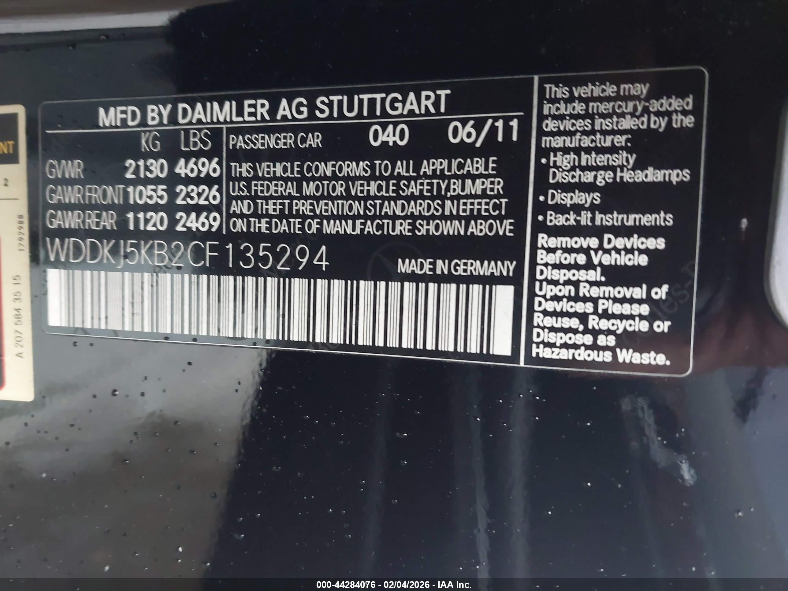2012 Mercedes-benz E 350   Черный vin: WDDKJ5KB2CF135294