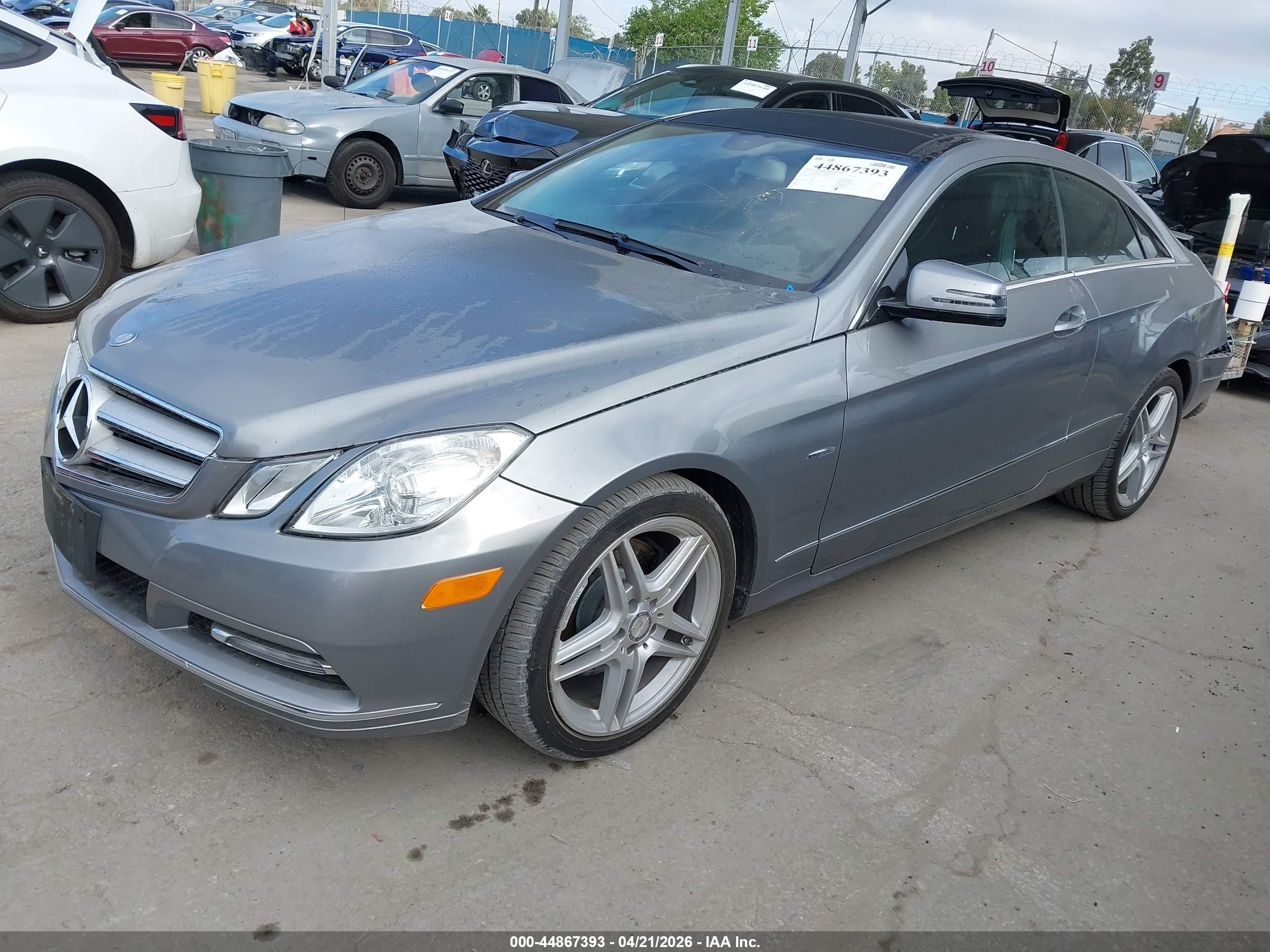 2012 Mercedes-benz E 350   Silver vin: WDDKJ5KB2CF161345