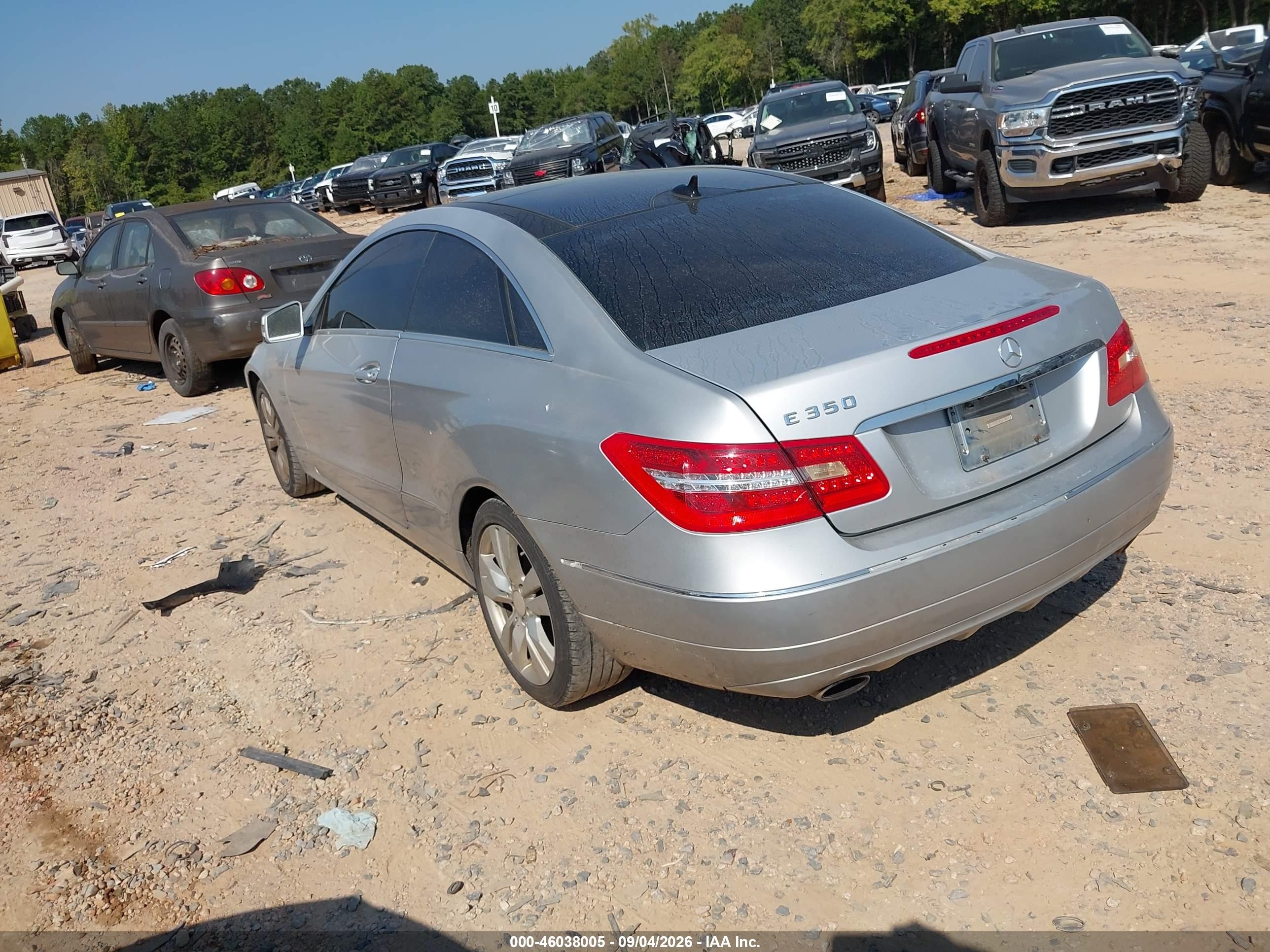 2012 Mercedes-benz E 350   Silver vin: WDDKJ5KB3CF145512
