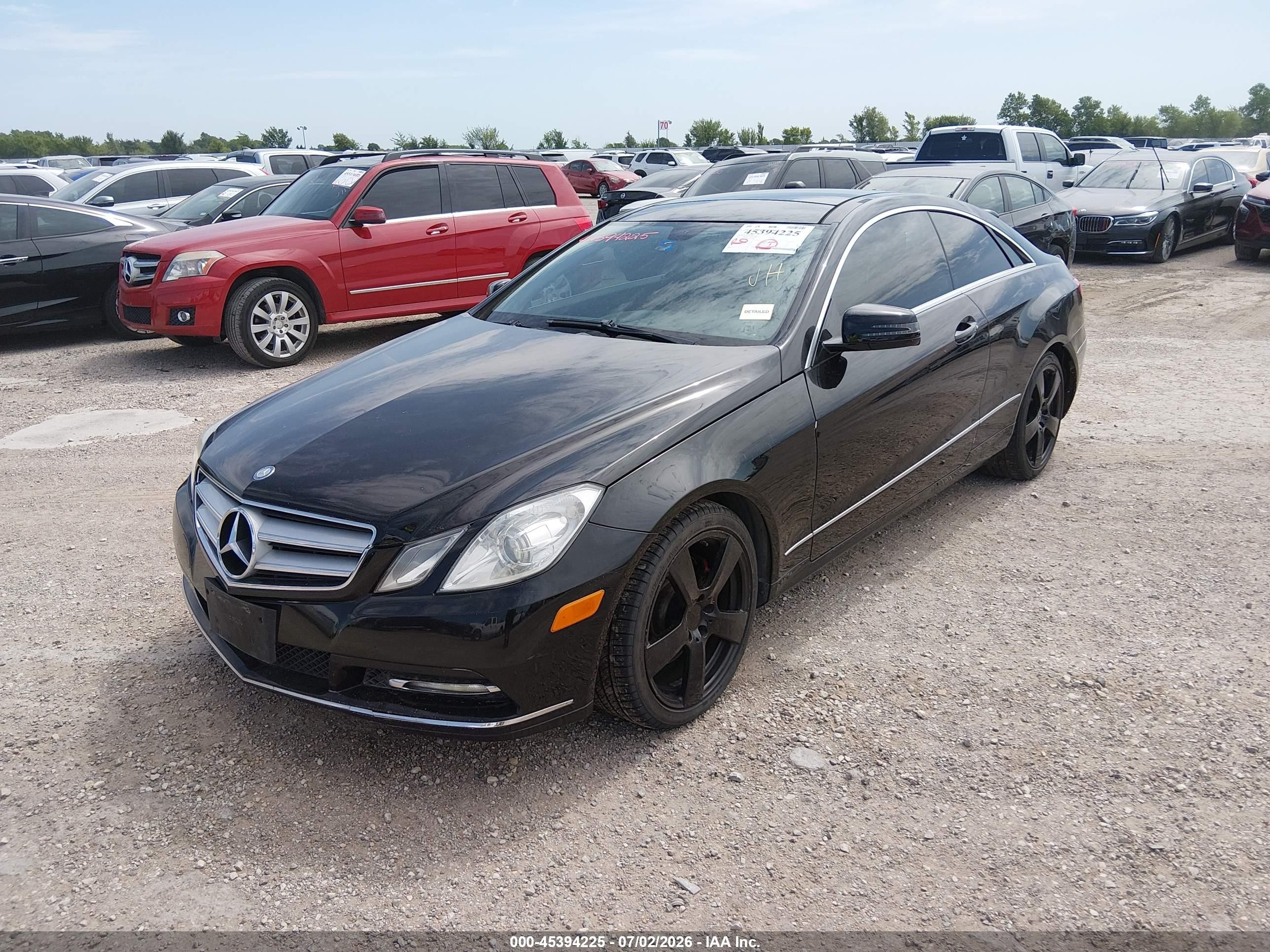 2013 Mercedes-benz E 350   Black vin: WDDKJ5KB3DF184943
