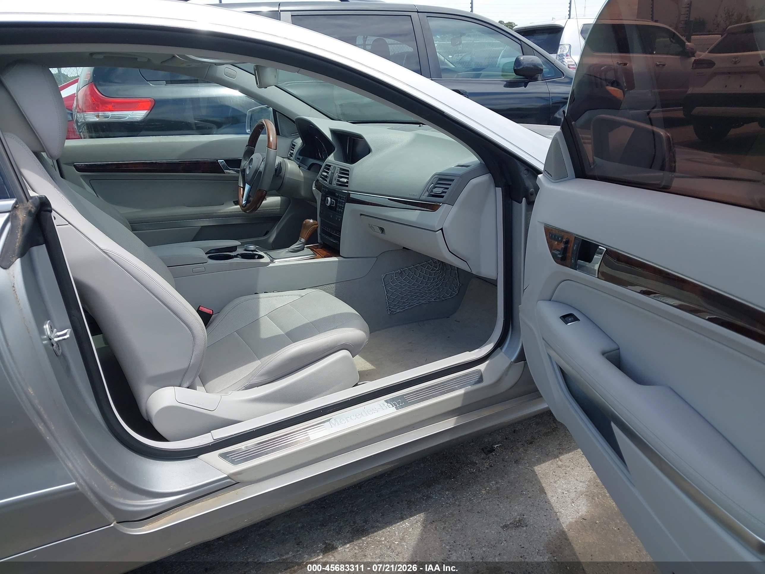 2012 Mercedes-benz E 350   Gray vin: WDDKJ5KB4CF142344