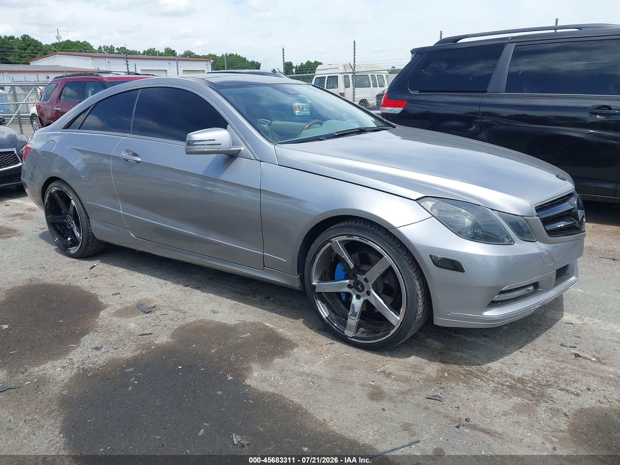 2012 Mercedes-benz E 350   Gray vin: WDDKJ5KB4CF142344
