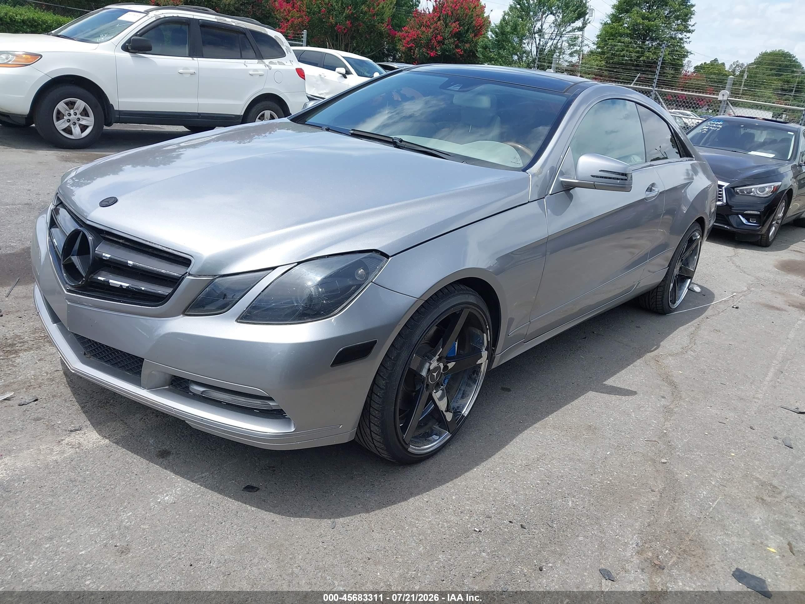 2012 Mercedes-benz E 350   Gray vin: WDDKJ5KB4CF142344