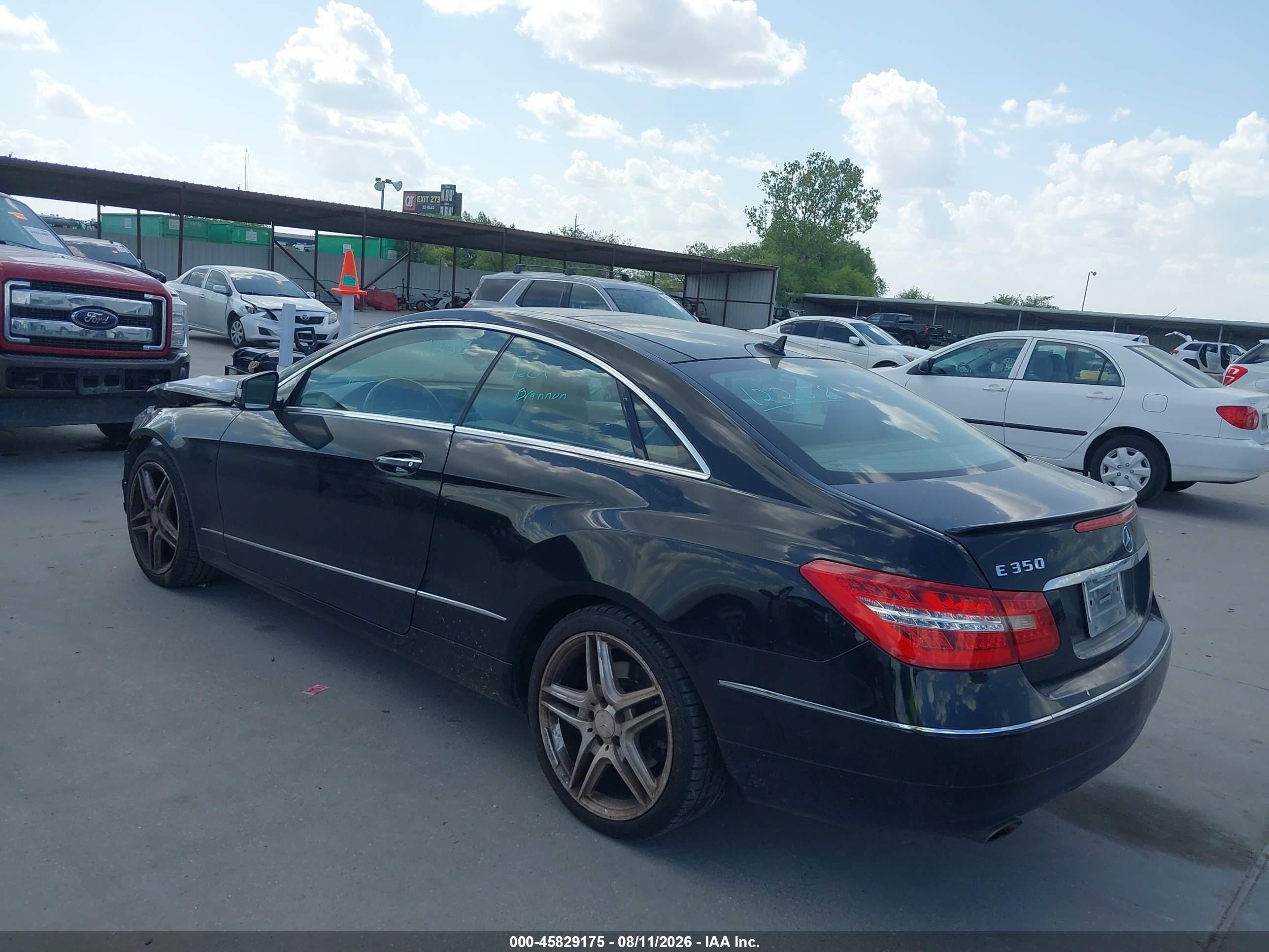 2013 Mercedes-benz E 350   Черный vin: WDDKJ5KB4DF204410