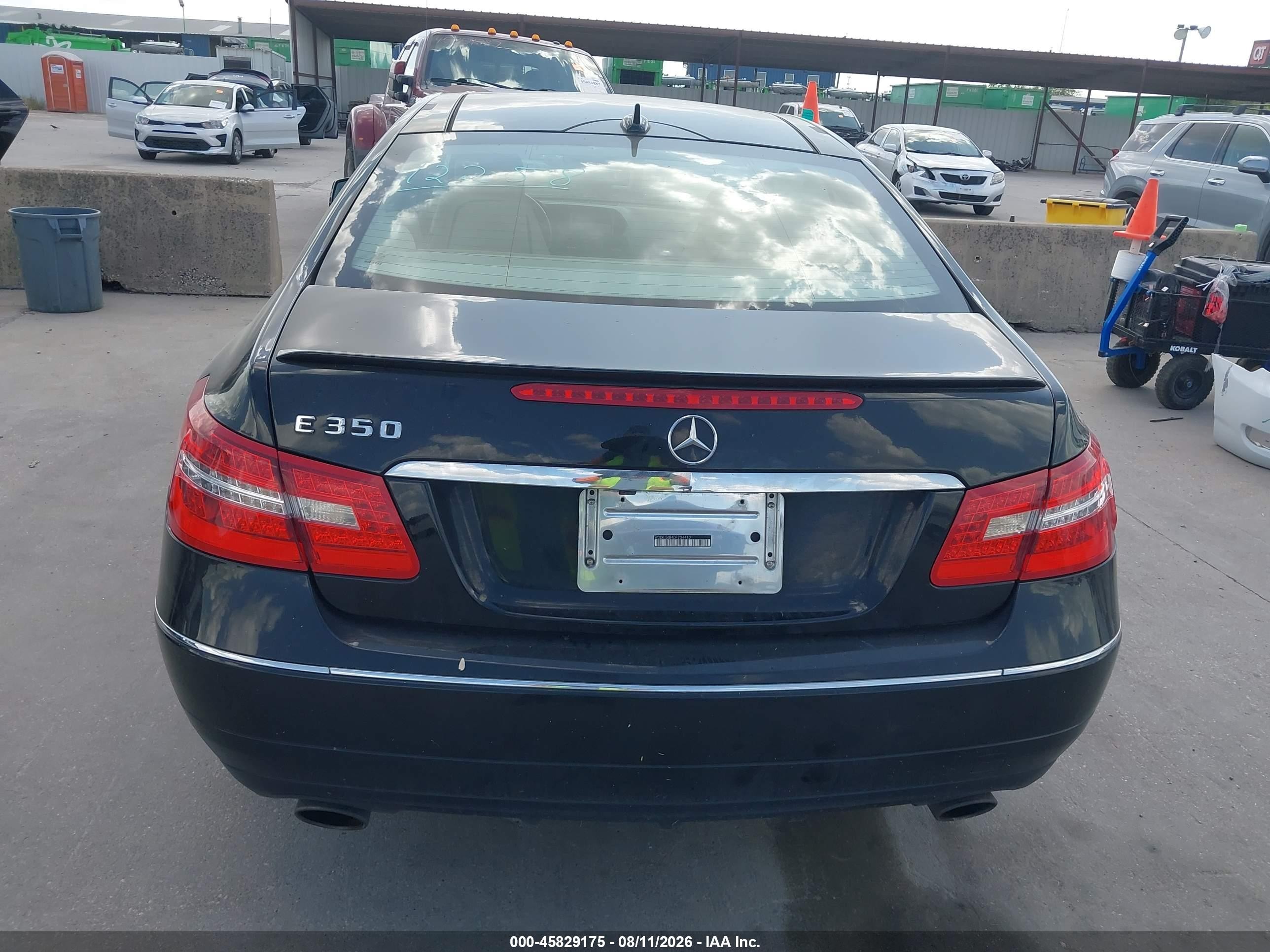 2013 Mercedes-benz E 350   Черный vin: WDDKJ5KB4DF204410
