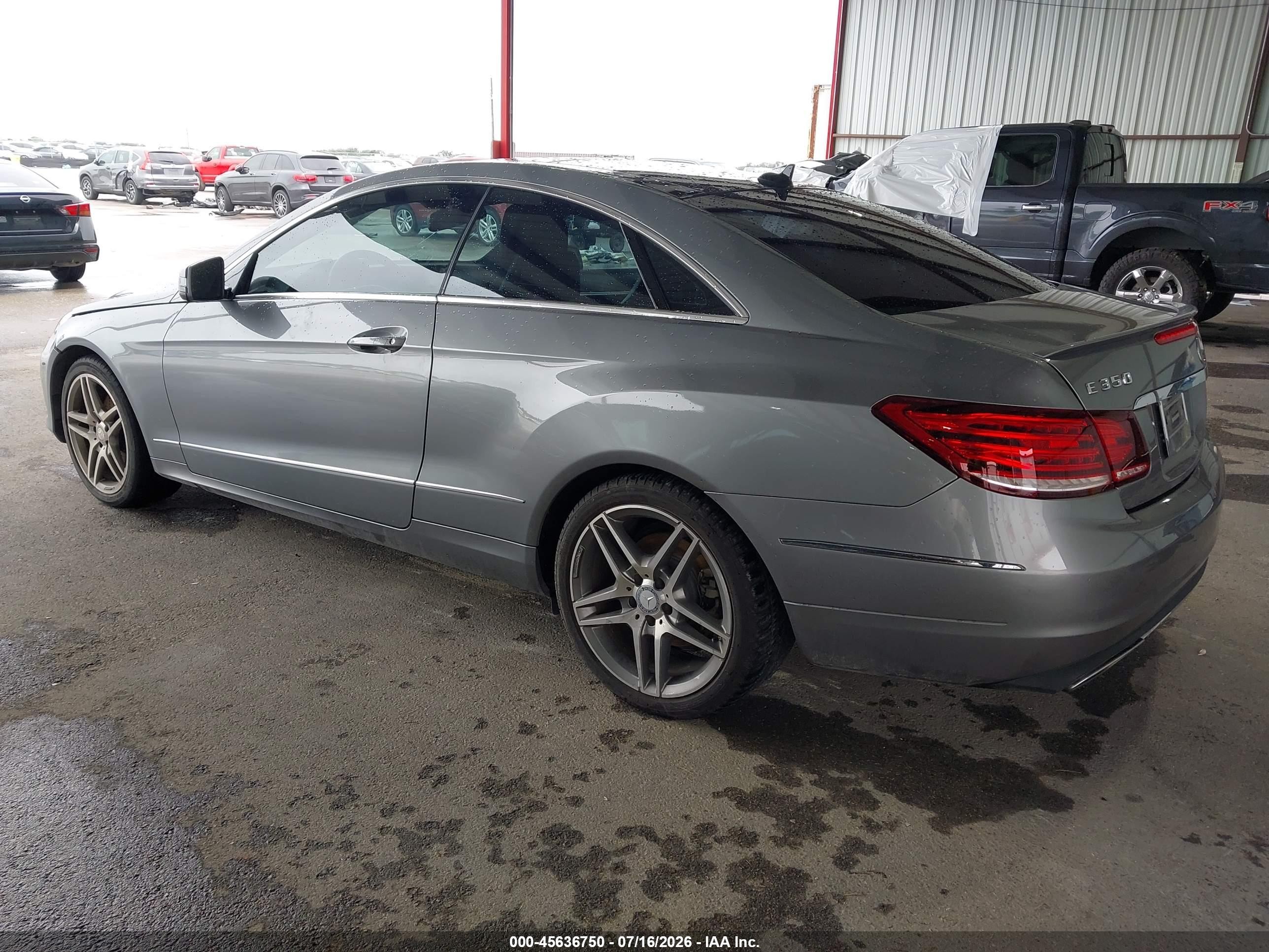 2014 Mercedes-benz E 350   Gray vin: WDDKJ5KB5EF239149