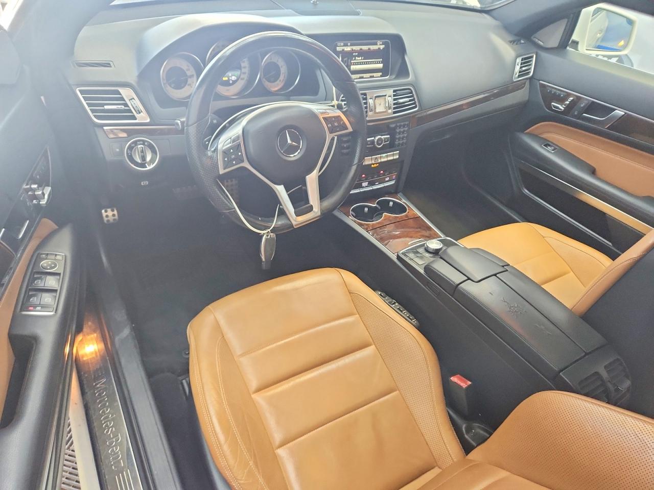 2014 Mercedes-benz E 350 White vin: WDDKJ5KB6EF282303