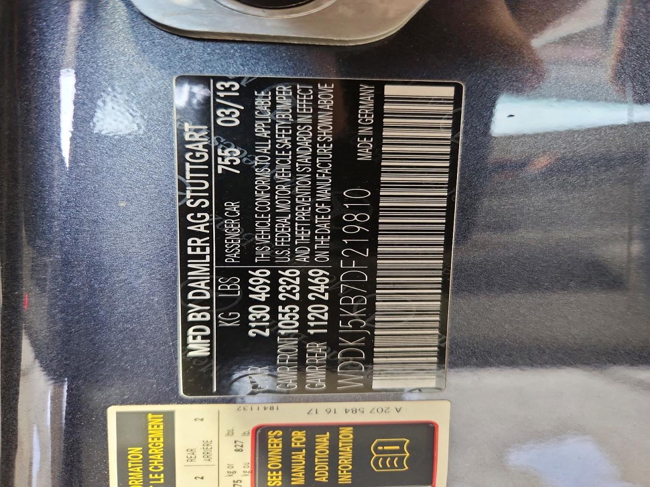 2013 Mercedes-benz E 350 Gray vin: WDDKJ5KB7DF219810