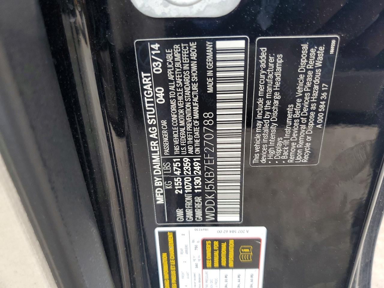 2014 Mercedes-benz E 350 Black vin: WDDKJ5KB7EF270788
