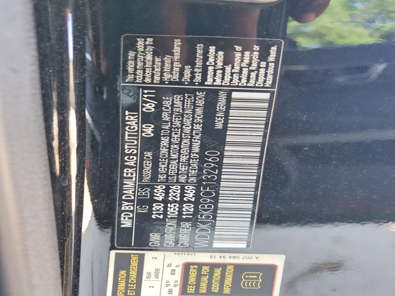 2012 Mercedes-benz E 350 Black vin: WDDKJ5KB9CF132960