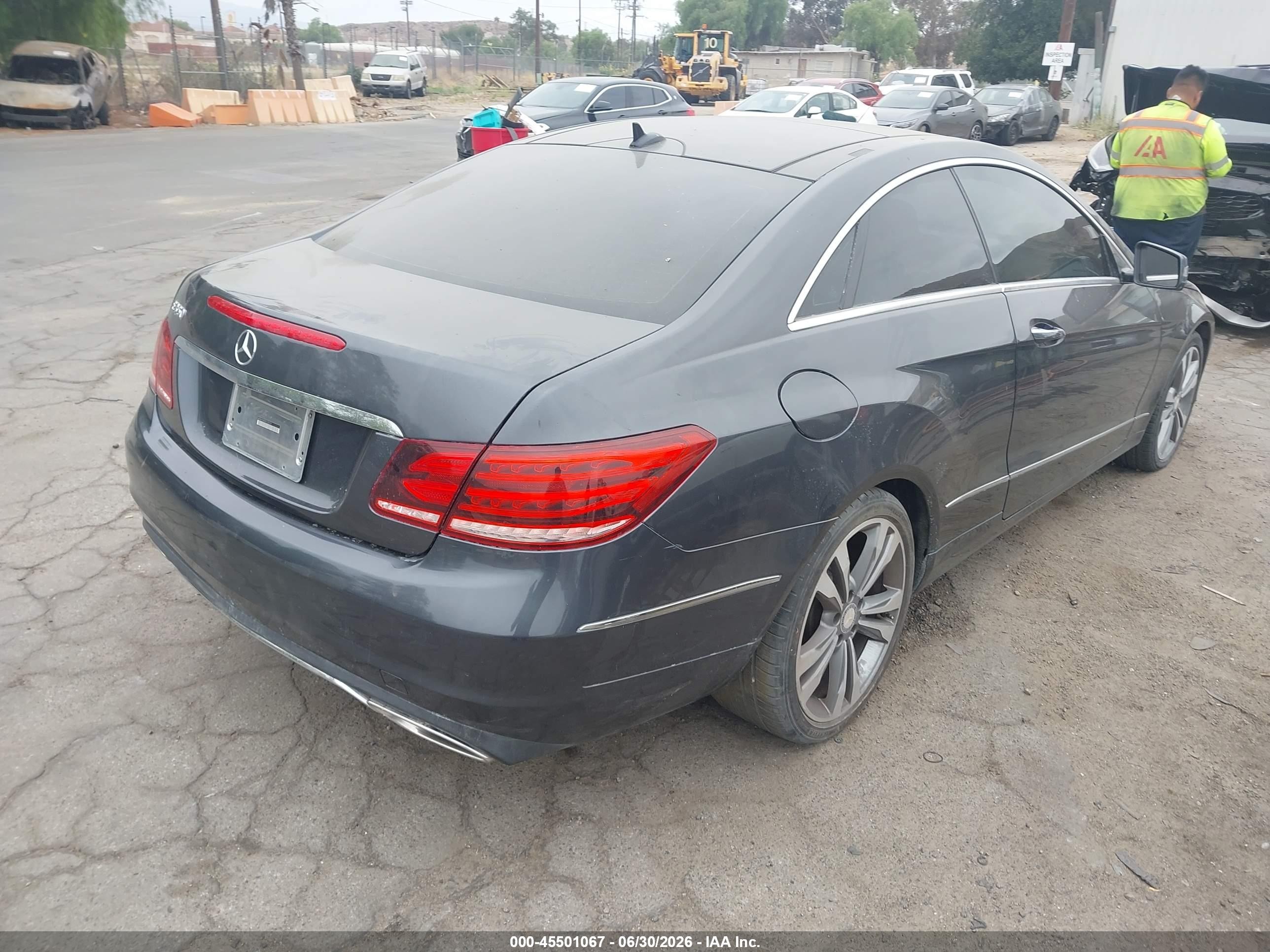 2014 Mercedes-benz E 350   Gray vin: WDDKJ5KB9EF225707