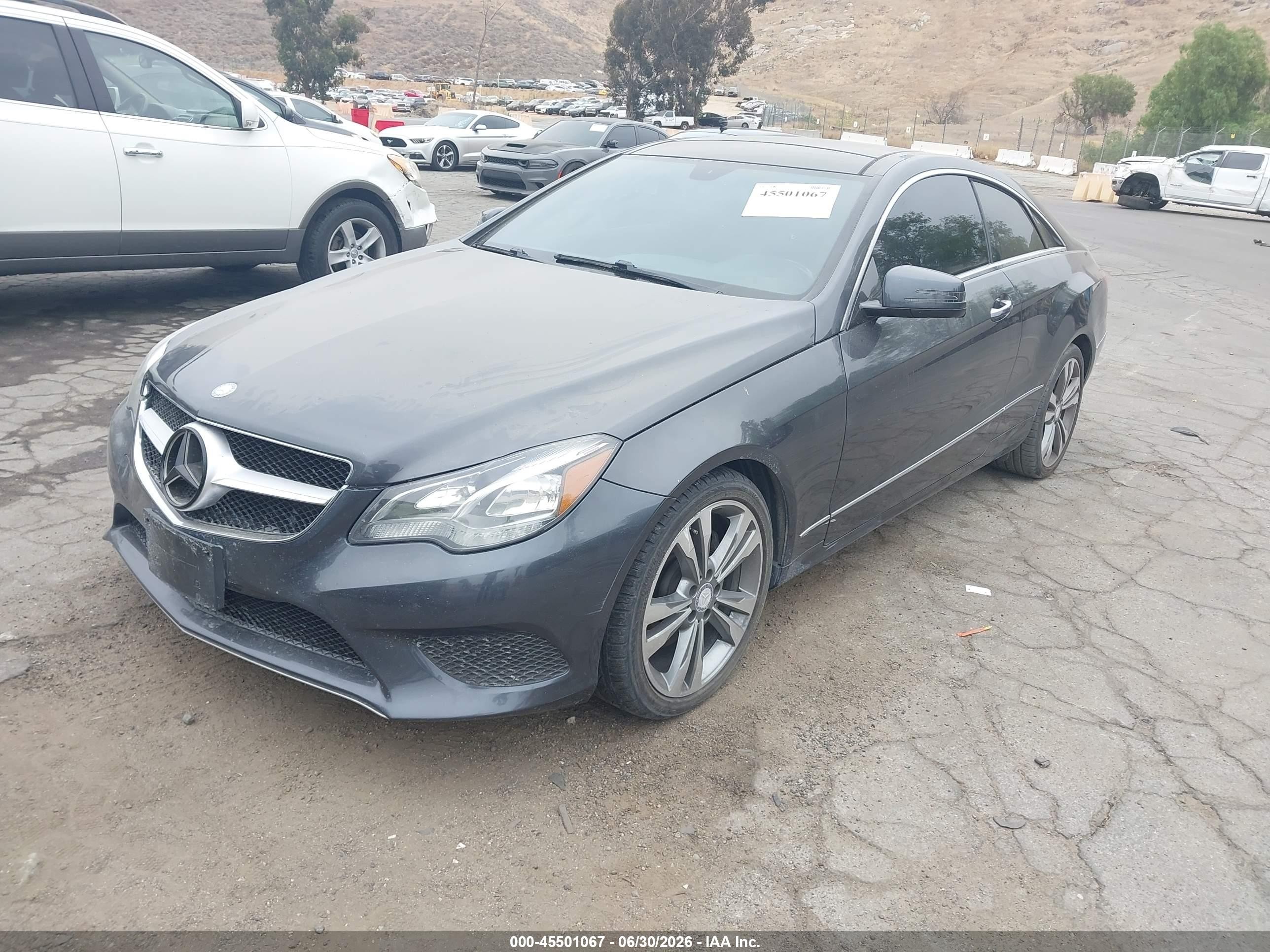 2014 Mercedes-benz E 350   Gray vin: WDDKJ5KB9EF225707