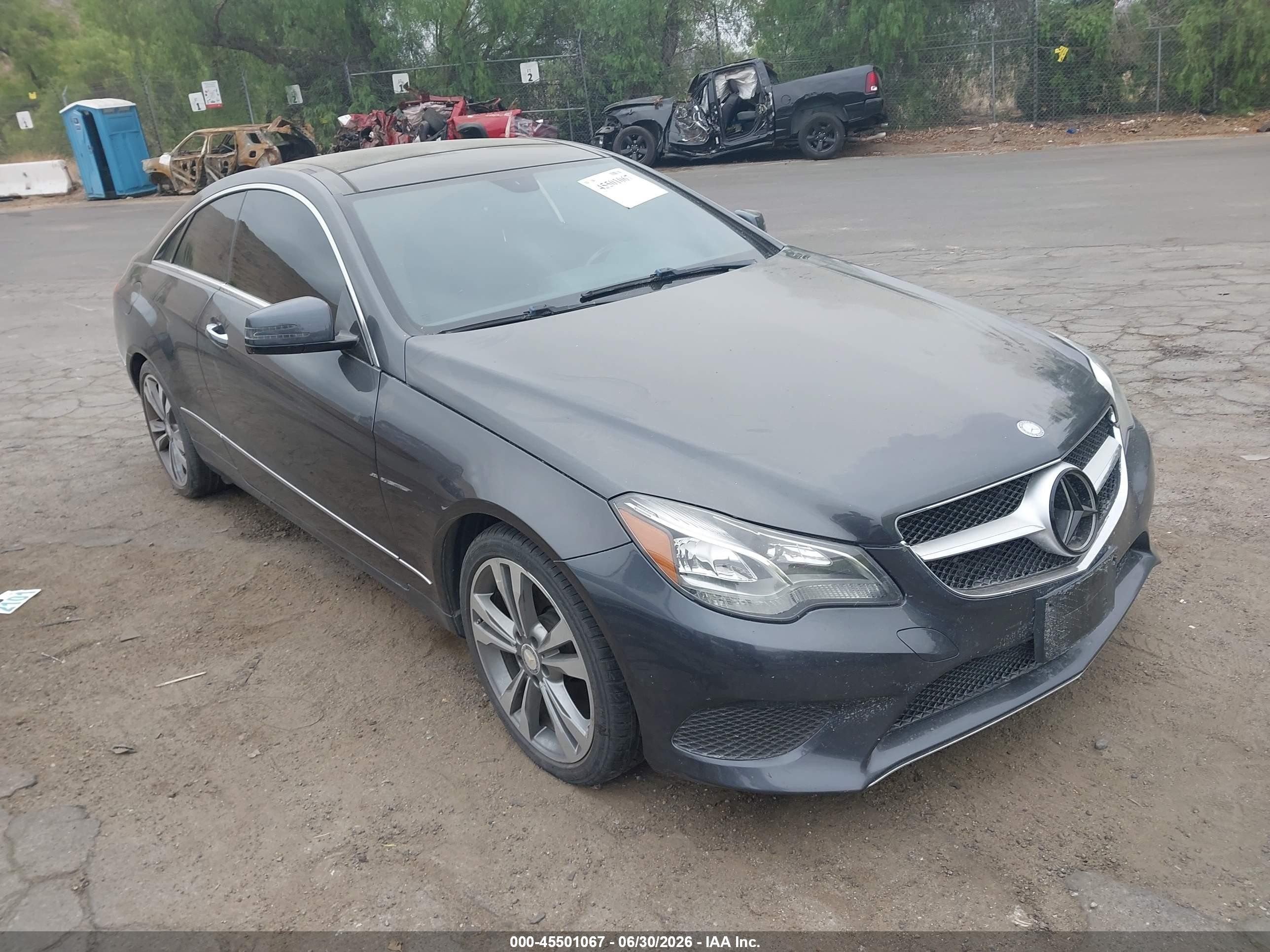 2014 Mercedes-benz E 350   Gray vin: WDDKJ5KB9EF225707
