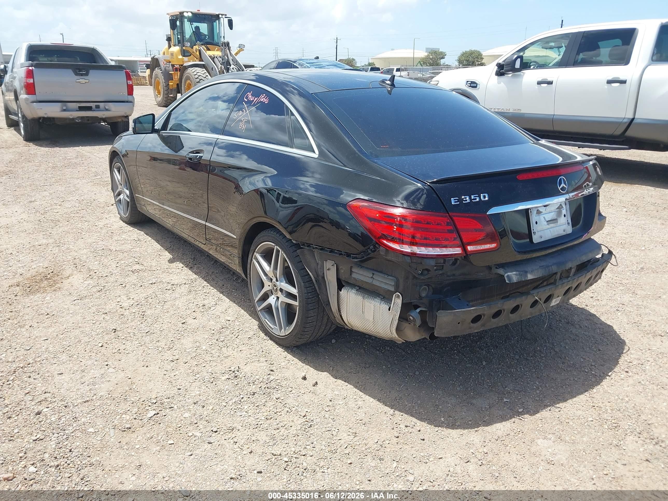 2014 Mercedes-benz E 350   Черный vin: WDDKJ5KB9EF264104
