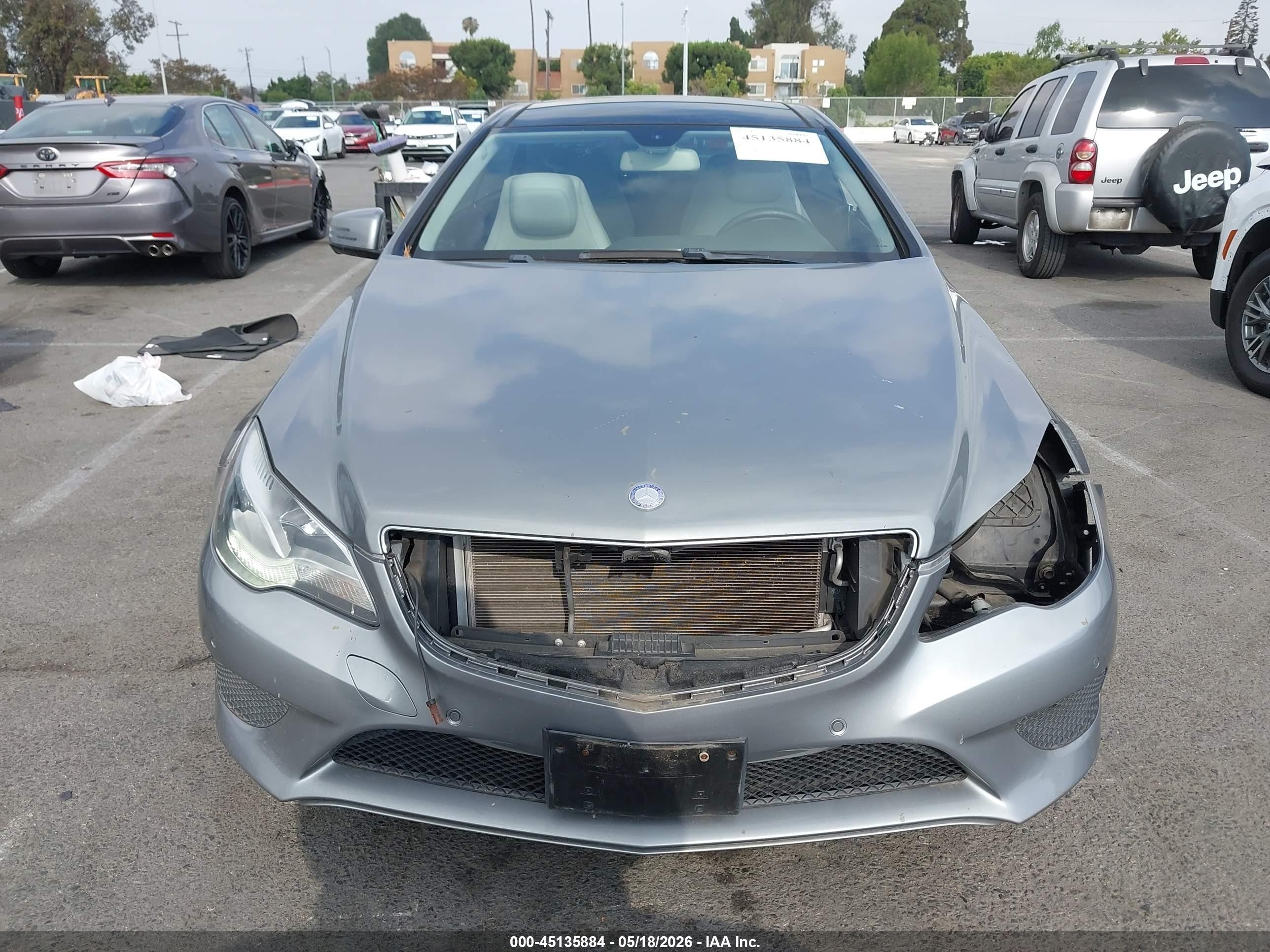 2014 Mercedes-benz E 350   Серый vin: WDDKJ5KBXEF240023