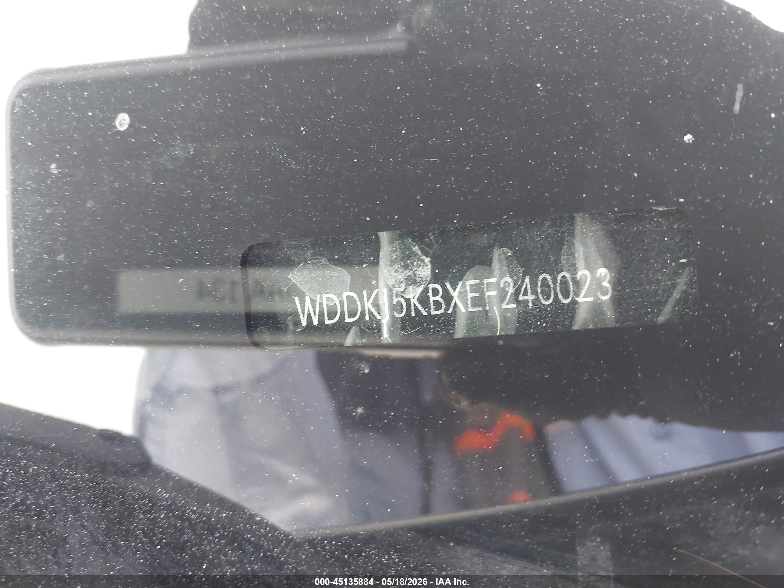 2014 Mercedes-benz E 350   Серый vin: WDDKJ5KBXEF240023