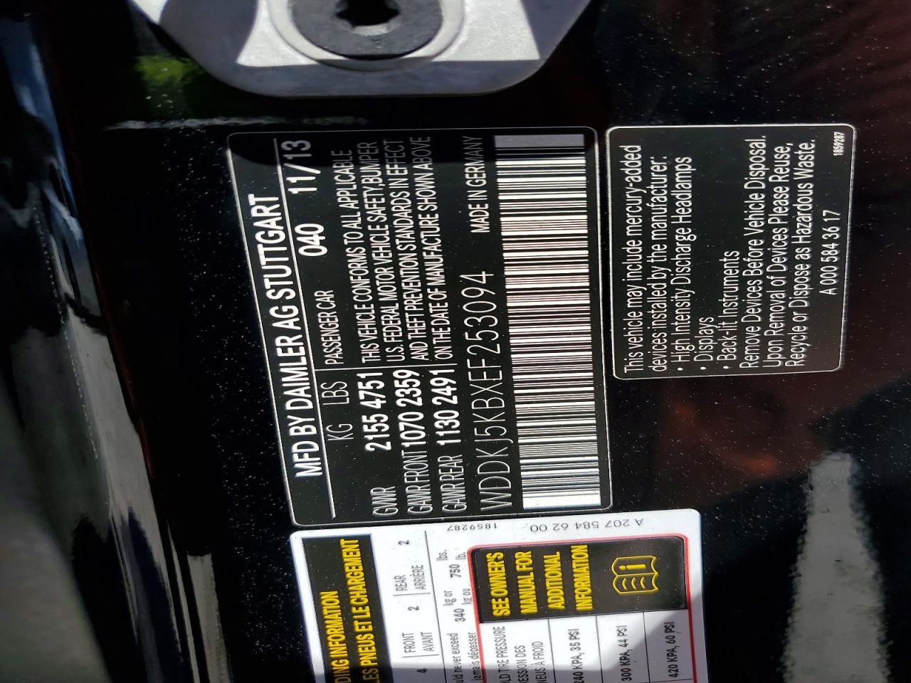 2014 Mercedes-benz E 350 Black vin: WDDKJ5KBXEF253094