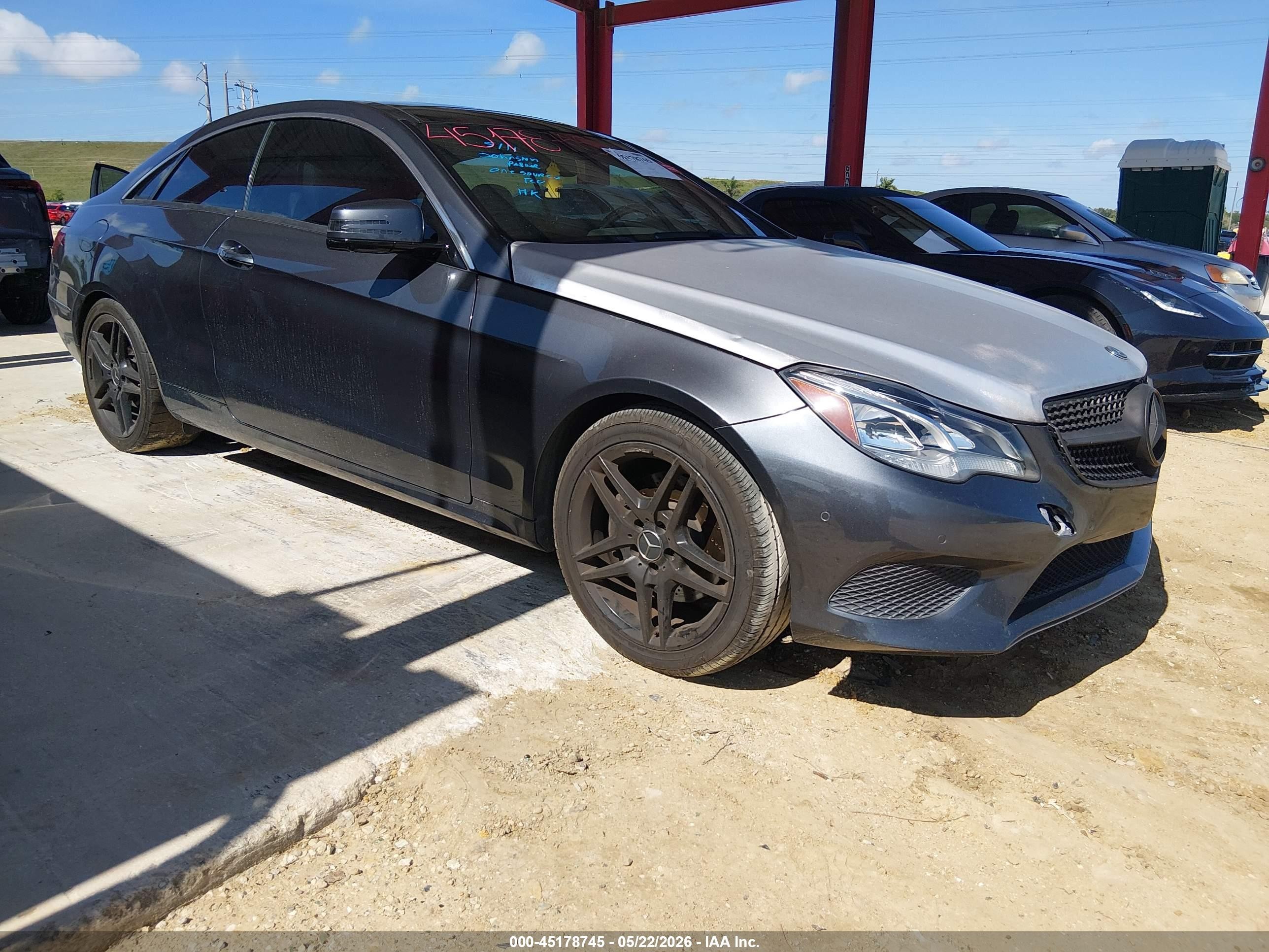 2014 Mercedes-benz E 350   Серый vin: WDDKJ5KBXEF253421