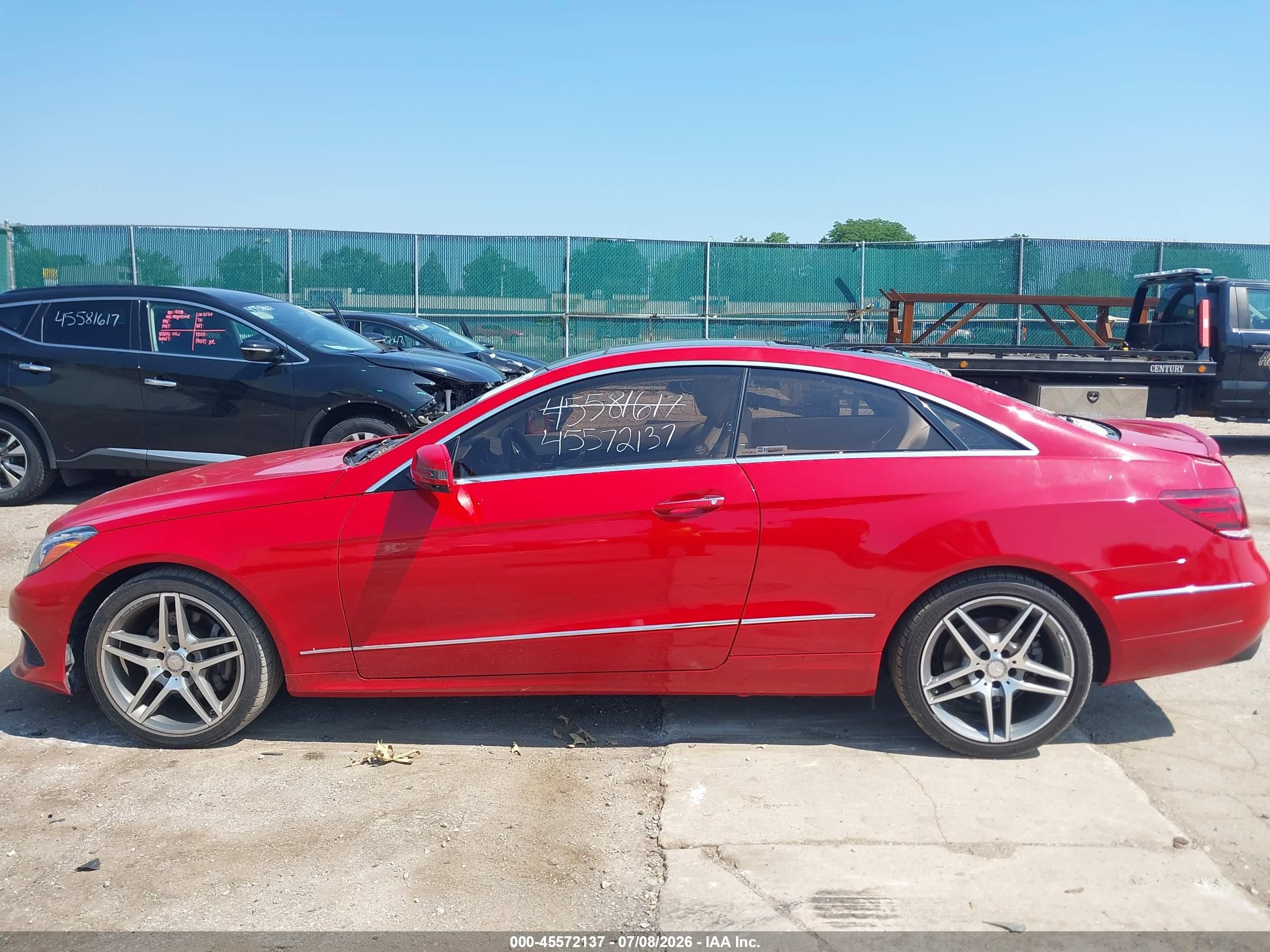 2015 Mercedes-benz E 400   Red vin: WDDKJ6FB0FF297249