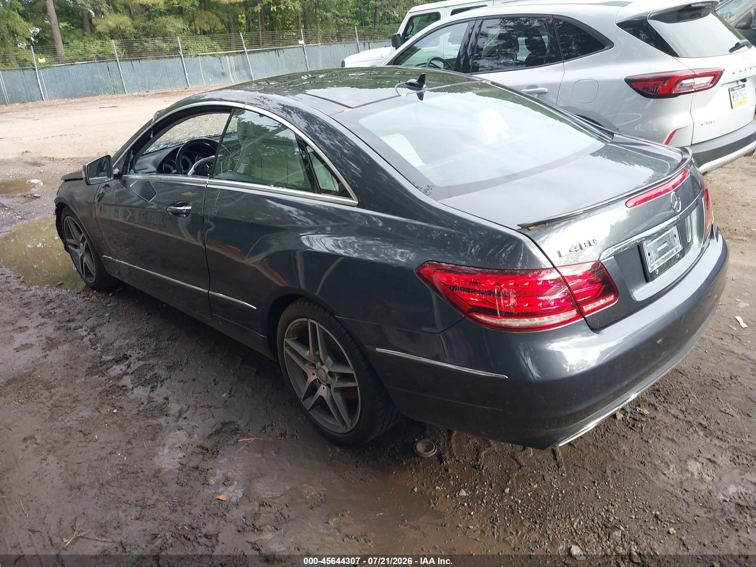 2015 Mercedes-benz E 400   Серый vin: WDDKJ6FB1FF299558