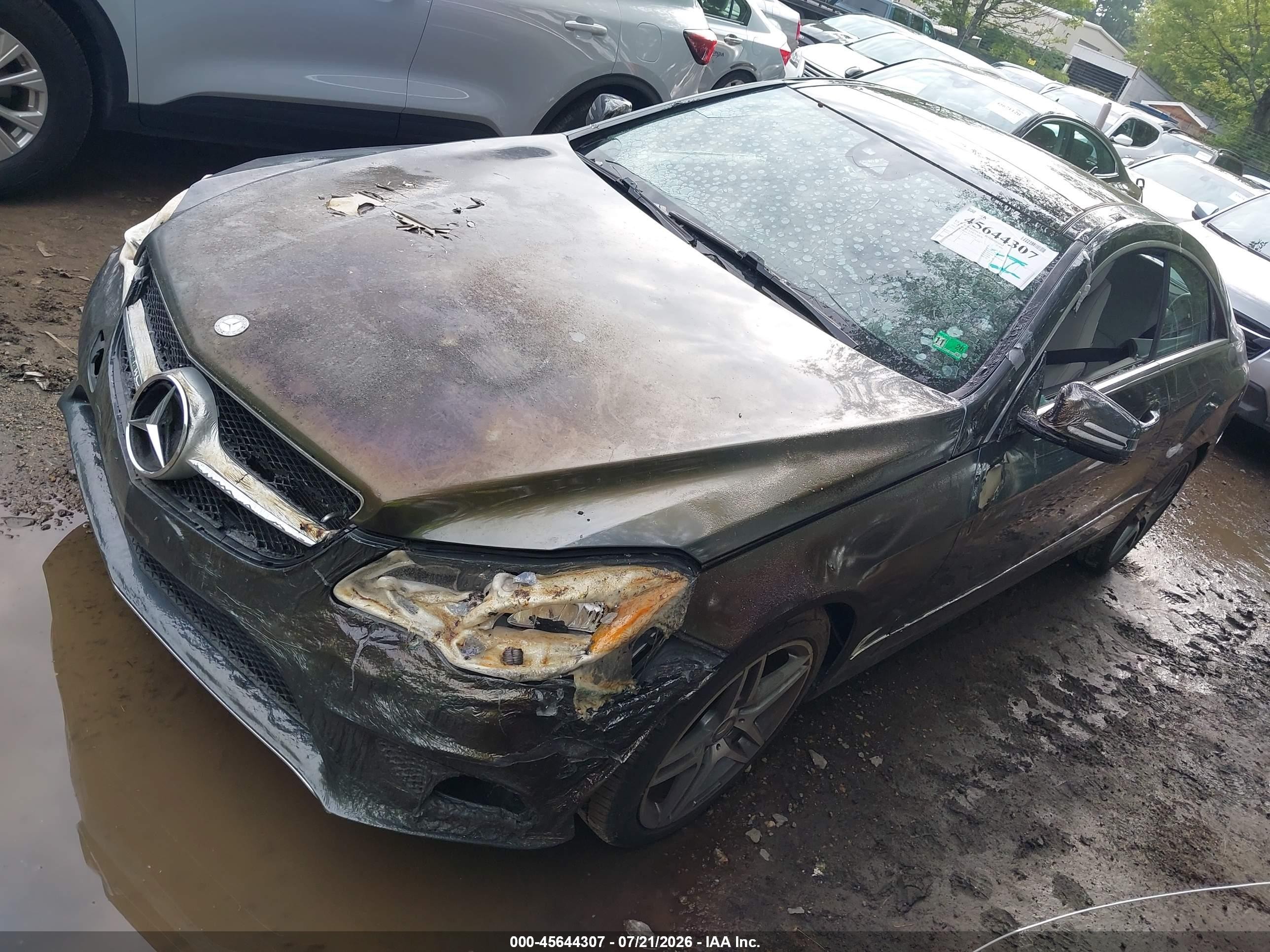 2015 Mercedes-benz E 400   Серый vin: WDDKJ6FB1FF299558