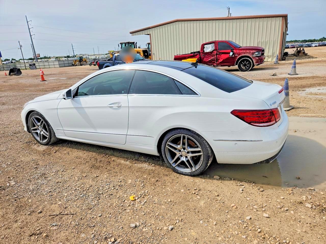 2015 Mercedes-benz E 400 White vin: WDDKJ6FB5FF304633