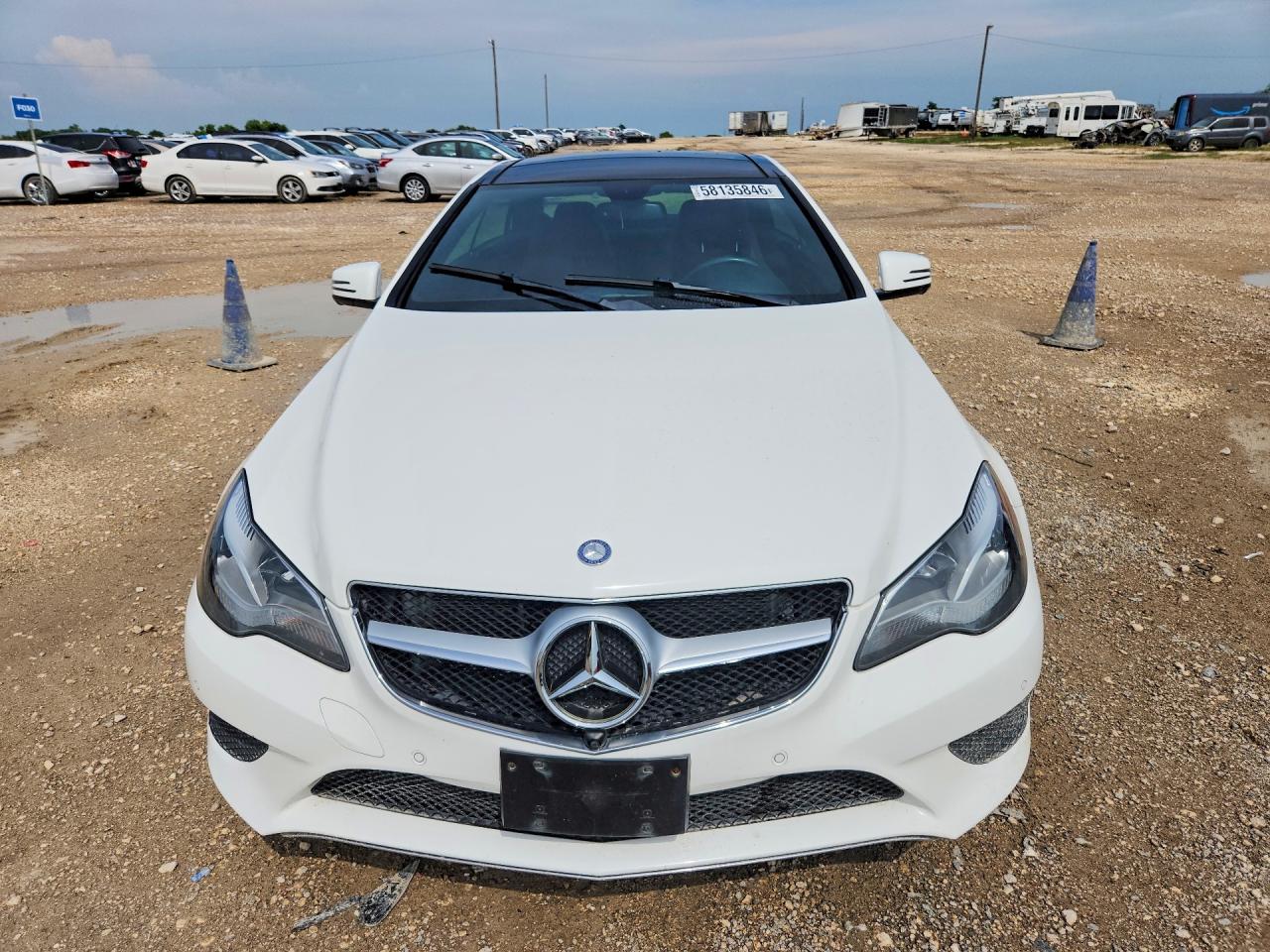 2015 Mercedes-benz E 400 White vin: WDDKJ6FB5FF304633
