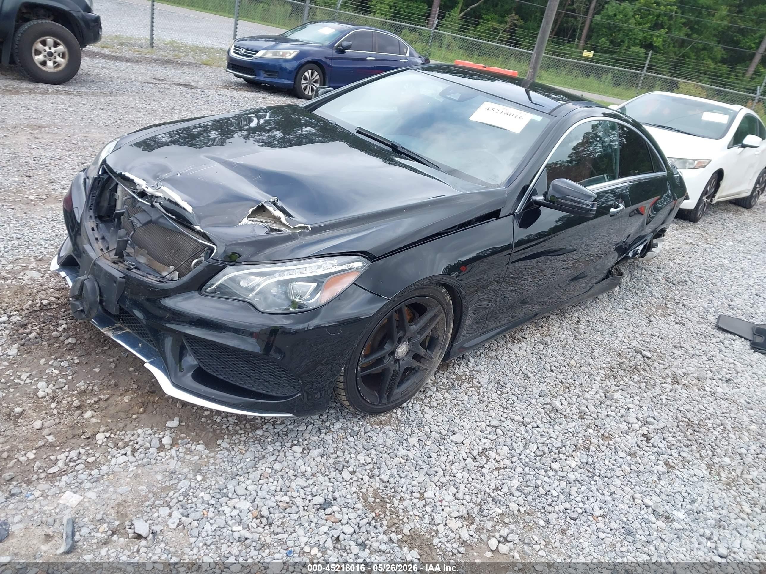 2016 Mercedes-benz E 400 Black vin: WDDKJ6FB9GF347809