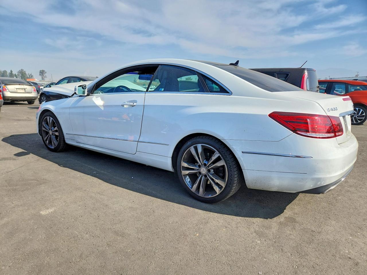 2015 Mercedes-benz E 400 White vin: WDDKJ6FBXFF296724