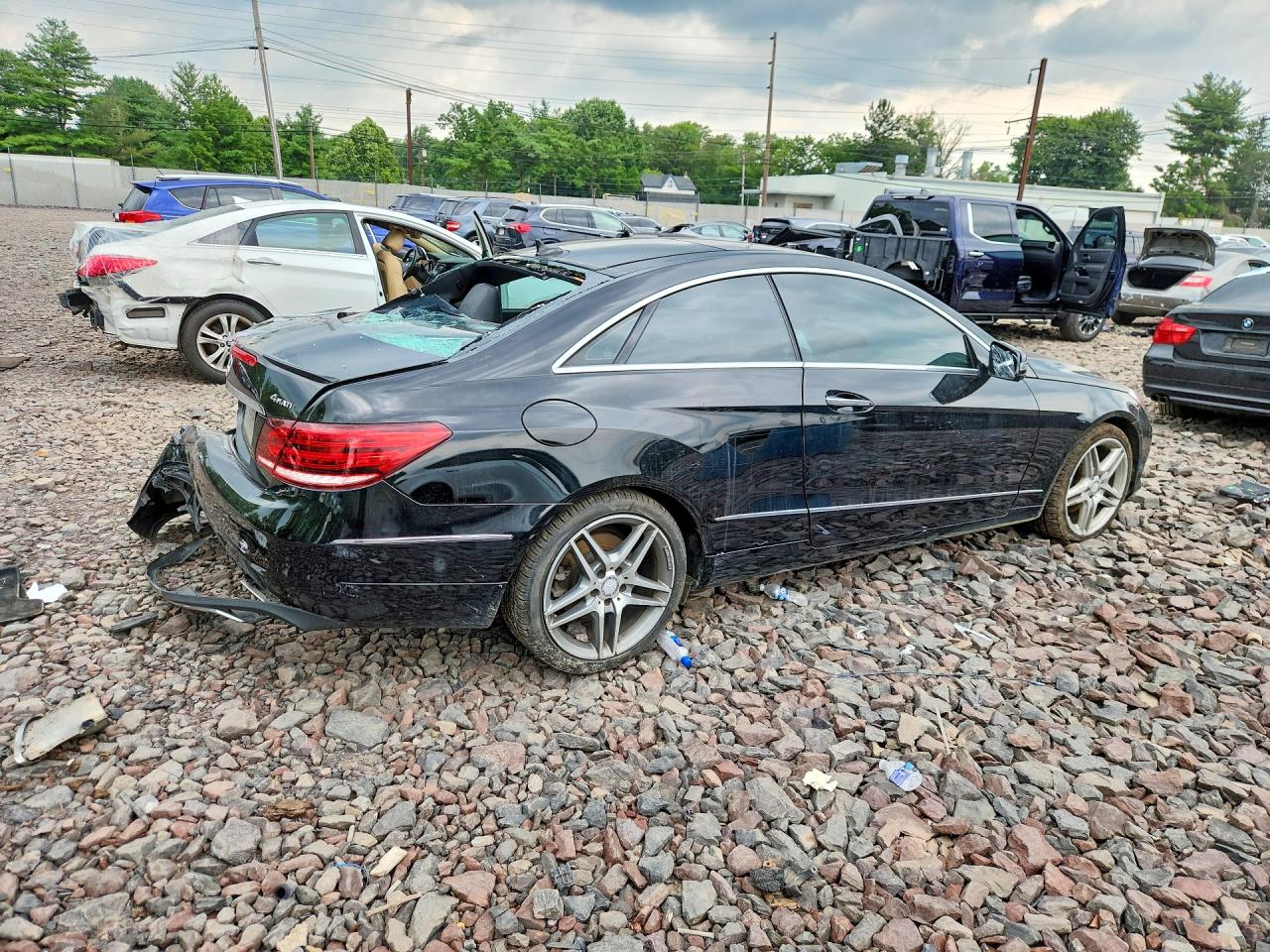 2015 Mercedes-benz E 400 4matic Black vin: WDDKJ6HB0FF301779
