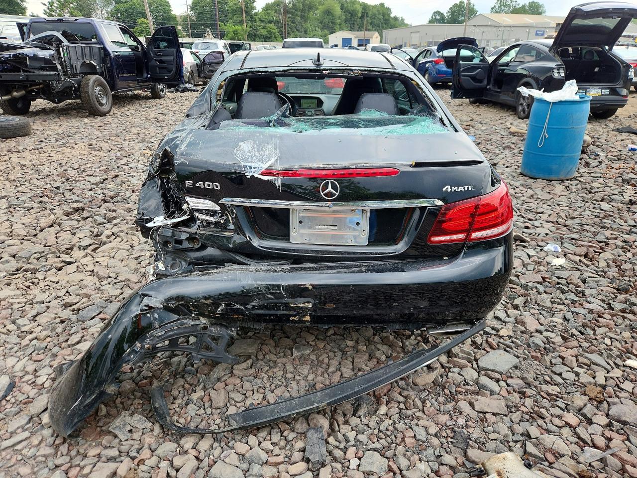 2015 Mercedes-benz E 400 4matic Black vin: WDDKJ6HB0FF301779