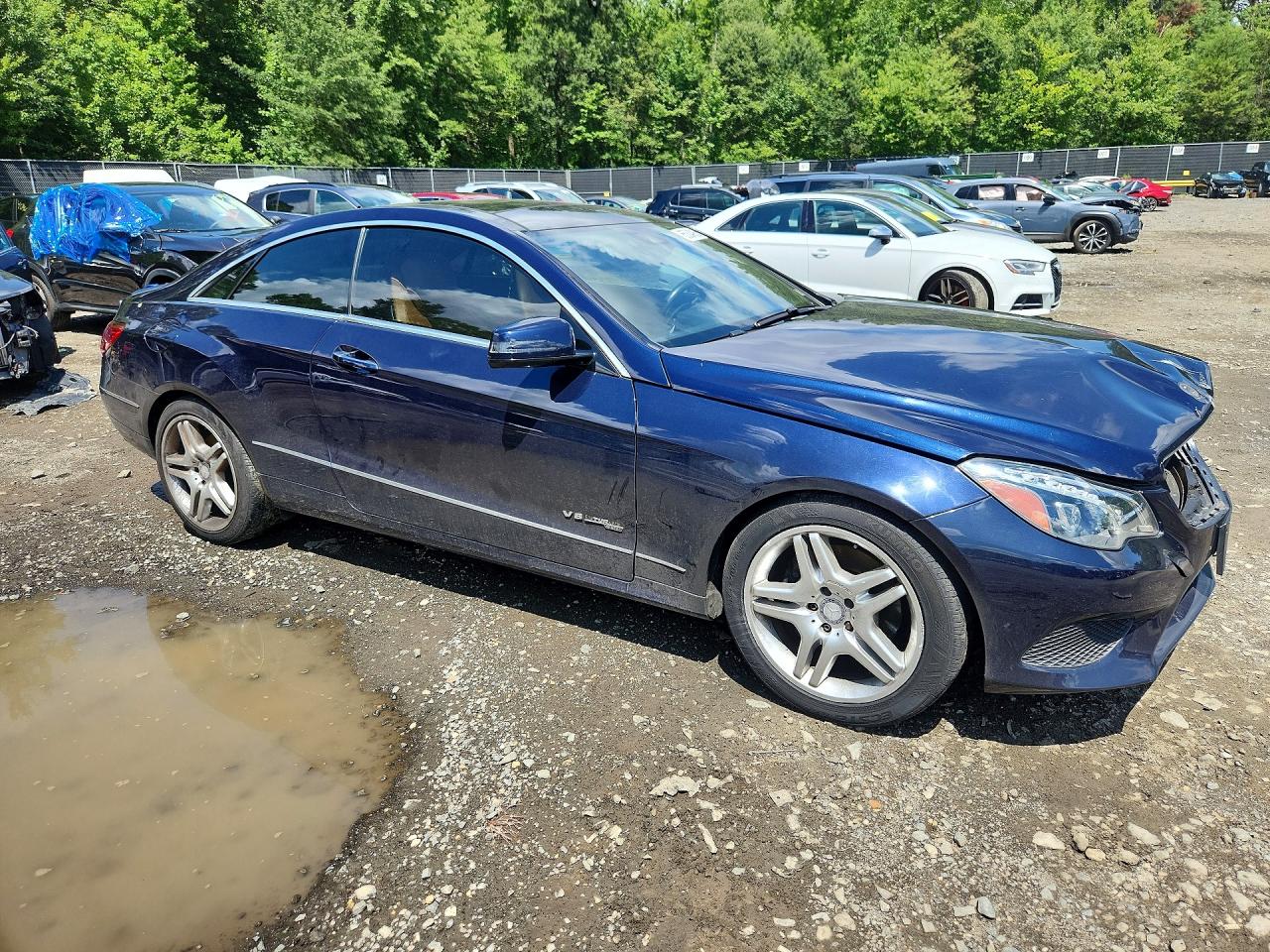 2015 Mercedes-benz E 400 4matic Blue vin: WDDKJ6HB1FF295801