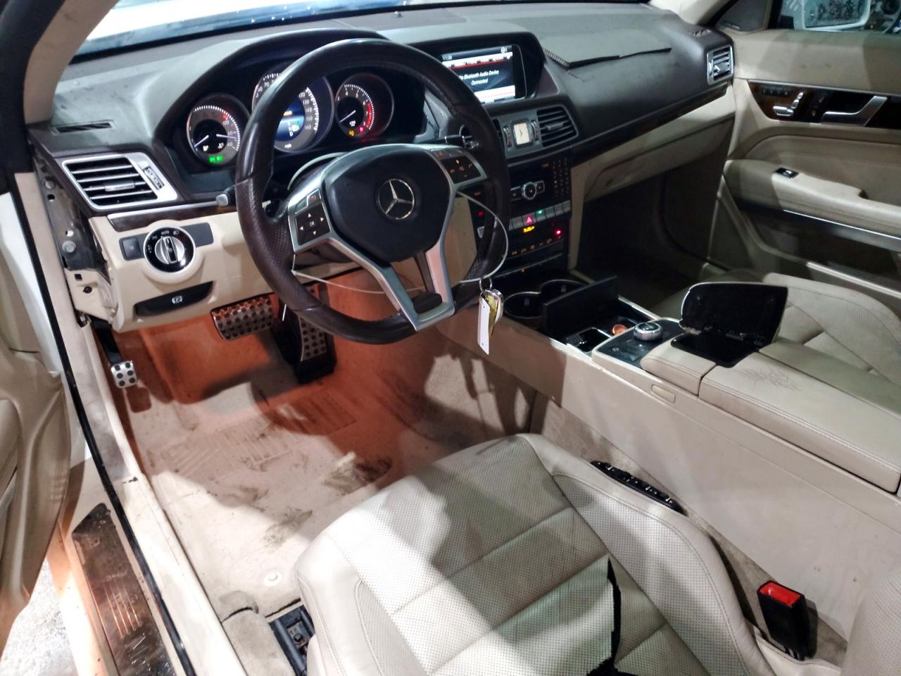 2015 Mercedes-benz E 400 4matic White vin: WDDKJ6HB9FF297098